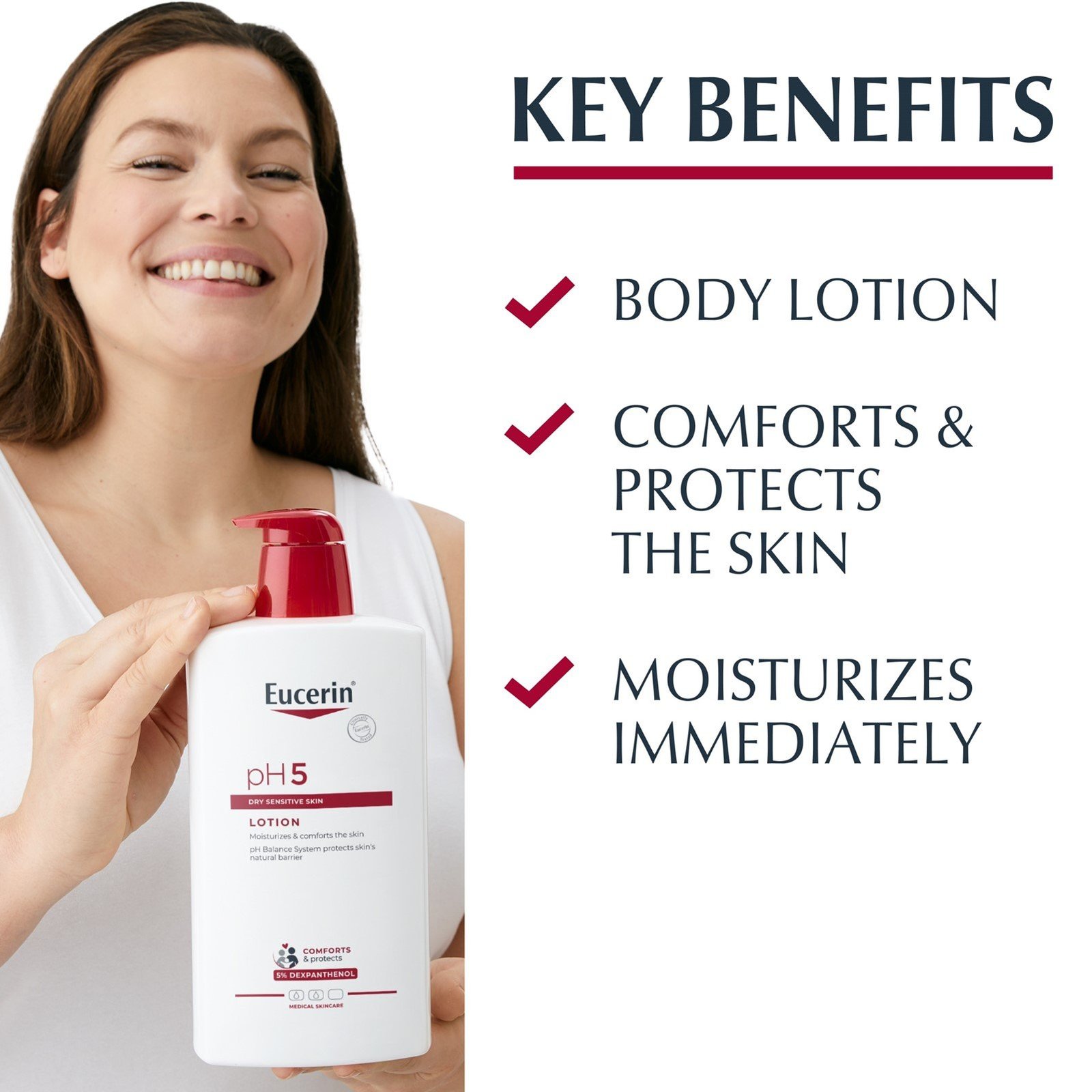 Eucerin pH5 Lotion Gevoelige Huid 1L