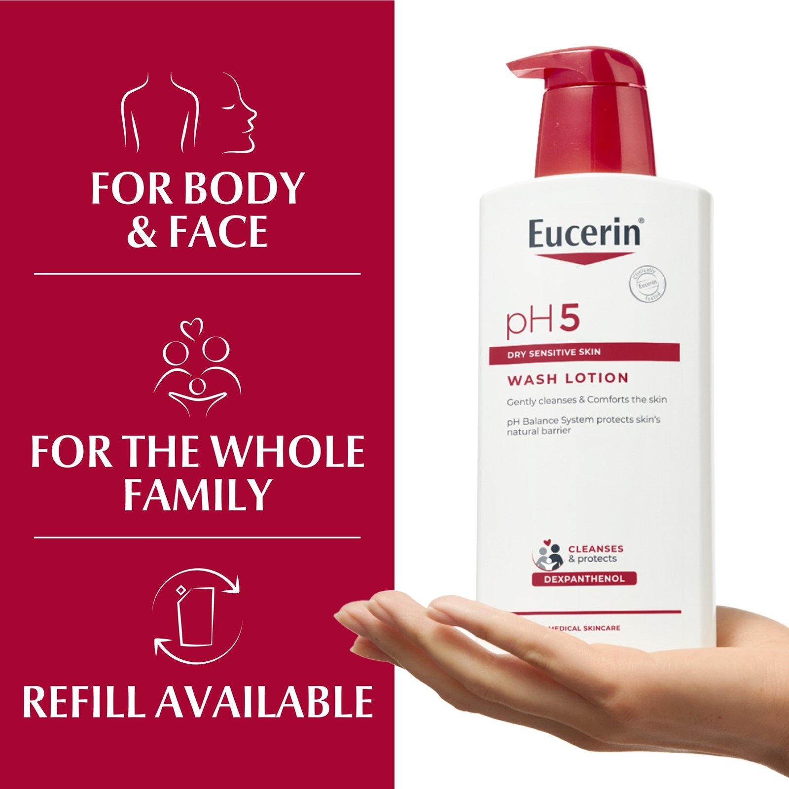 Eucerin pH5 Wash Lotion 400ml