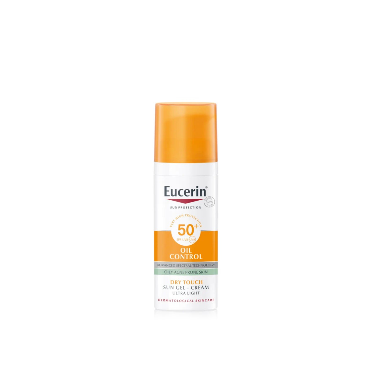 Eucerin Oil Control Sun Gel-Cream Dry Touch SPF50+ Sunscreen 50ml