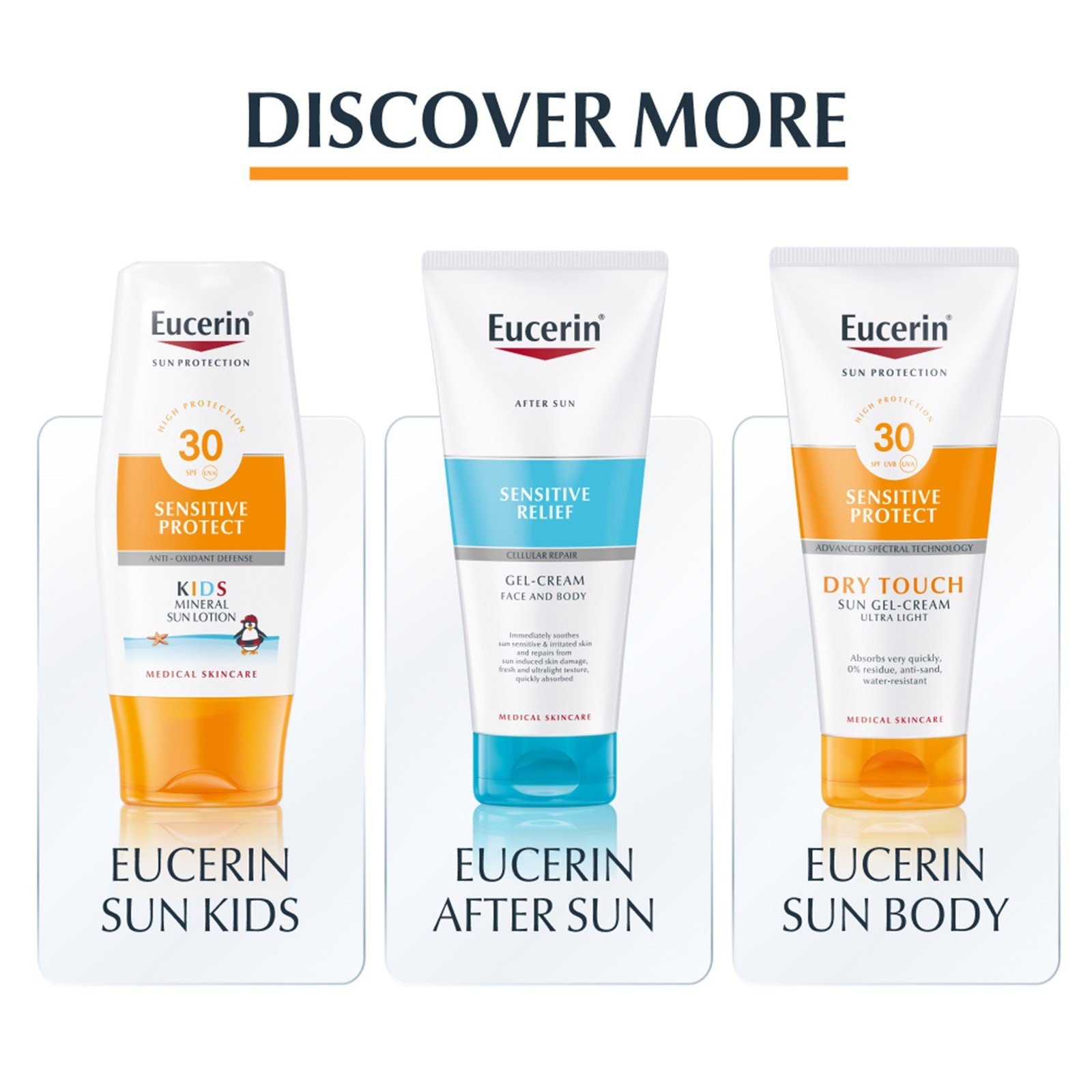 Eucerin Oil Control Sun Gel-Cream Dry Touch SPF50+ Sunscreen 50ml