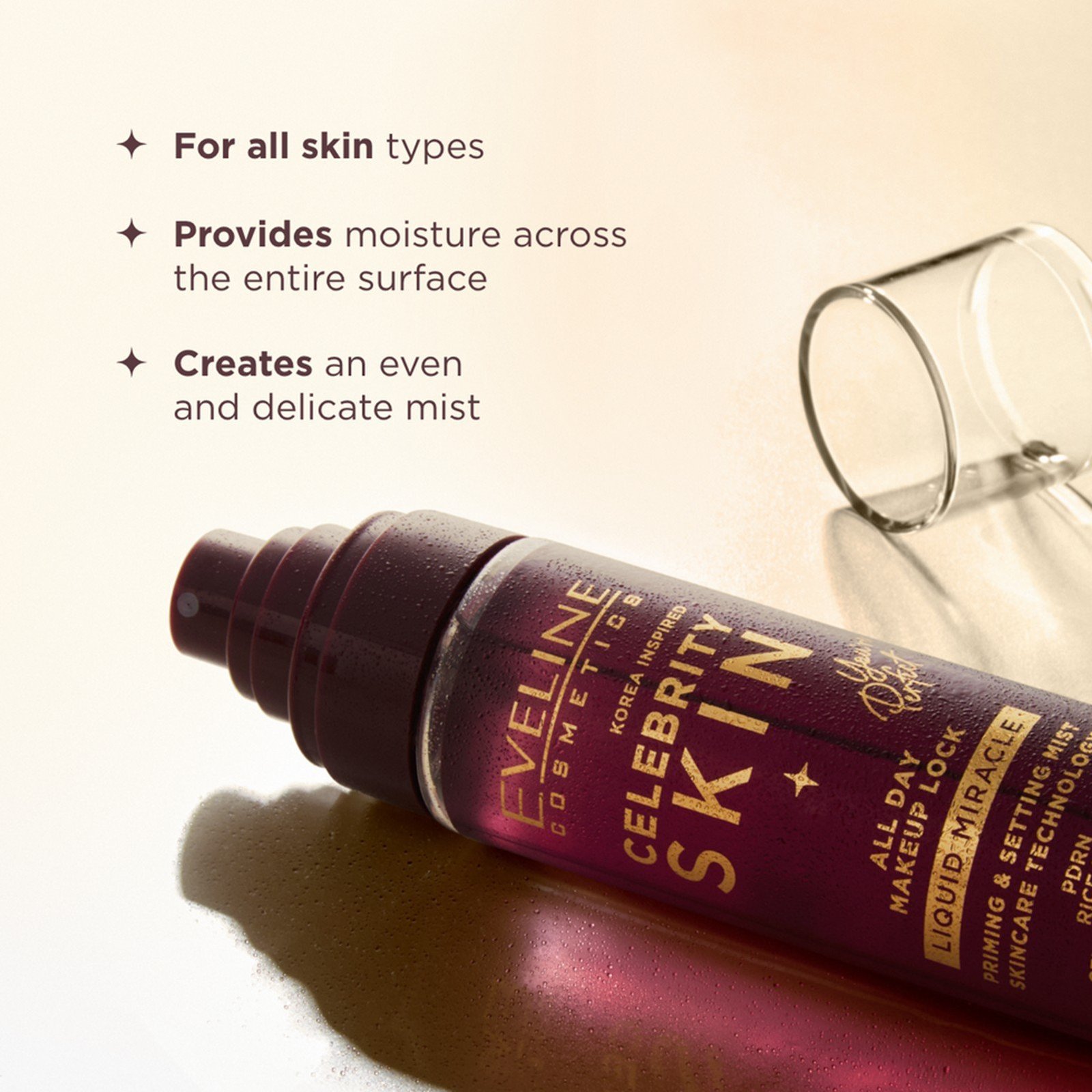 Eveline Cosmetics Celebrity Skin Liquid Miracle Priming & Setting Mist 100ml