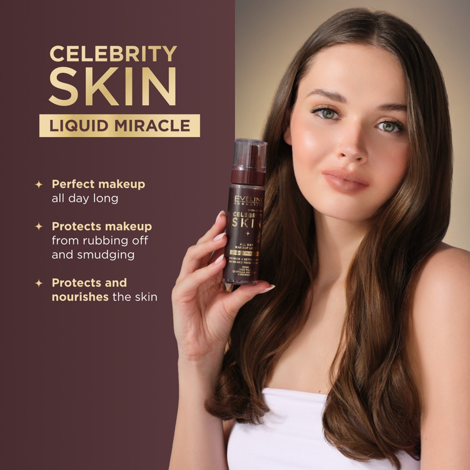 Eveline Cosmetics Celebrity Skin Liquid Miracle Priming & Setting Mist 100ml