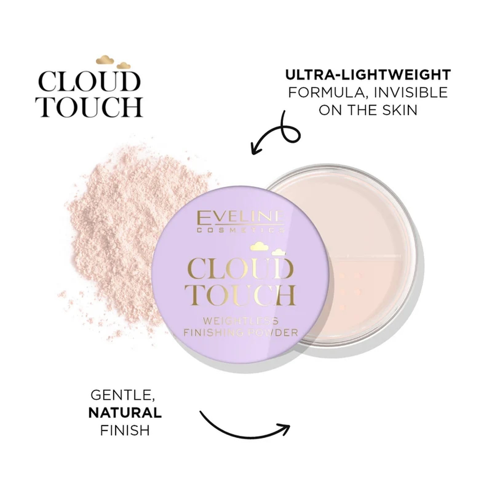 Eveline Cosmetics Cloud Touch Weightless Finishing Powder 10g