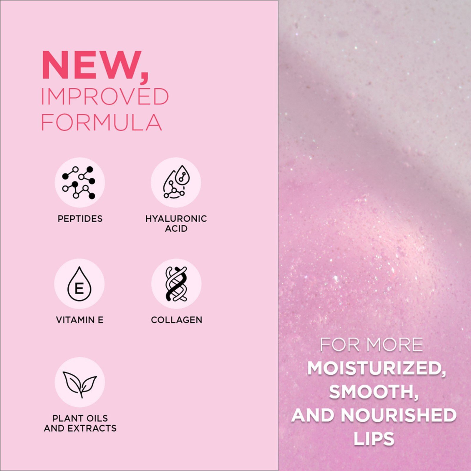 Eveline Cosmetics Diamond ملمع شفاه بتأثير السيروم عالي اللمعان 18 Cinderella 5ml