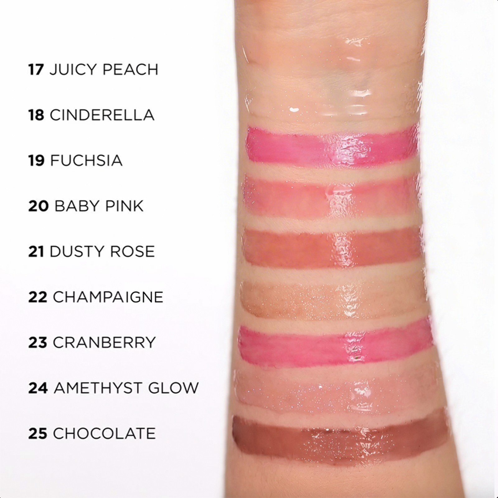 Eveline Cosmetics Diamond High Shine sérum lesk na rty 25 Chocolate 5ml