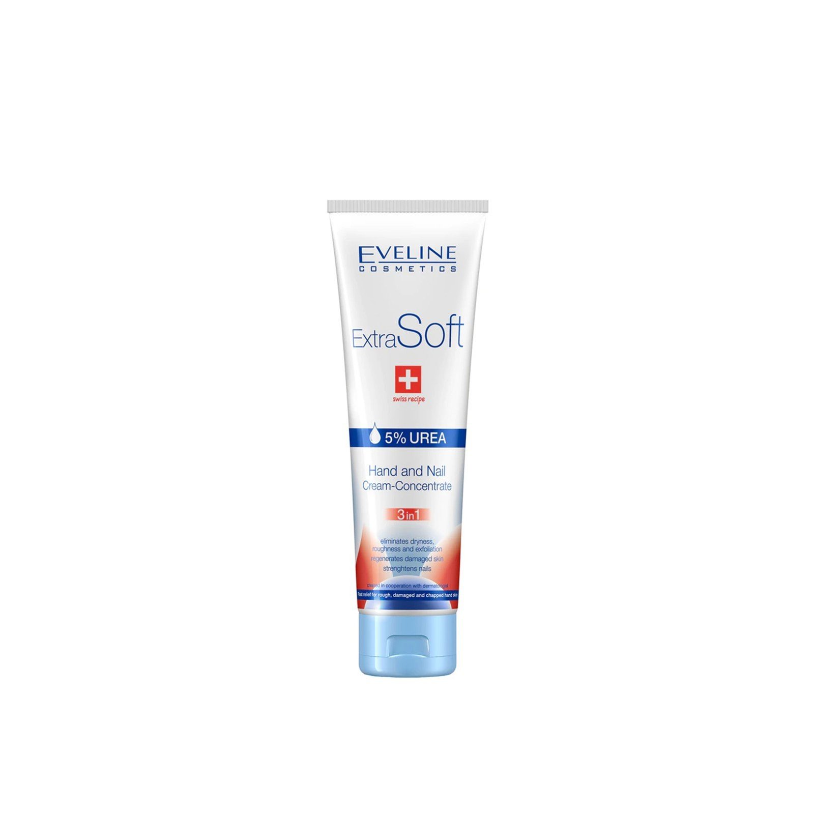 Eveline Cosmetics Extra Soft 3-in-1 Hand and Nail Cream-Concentrate 100ml (3.52floz)