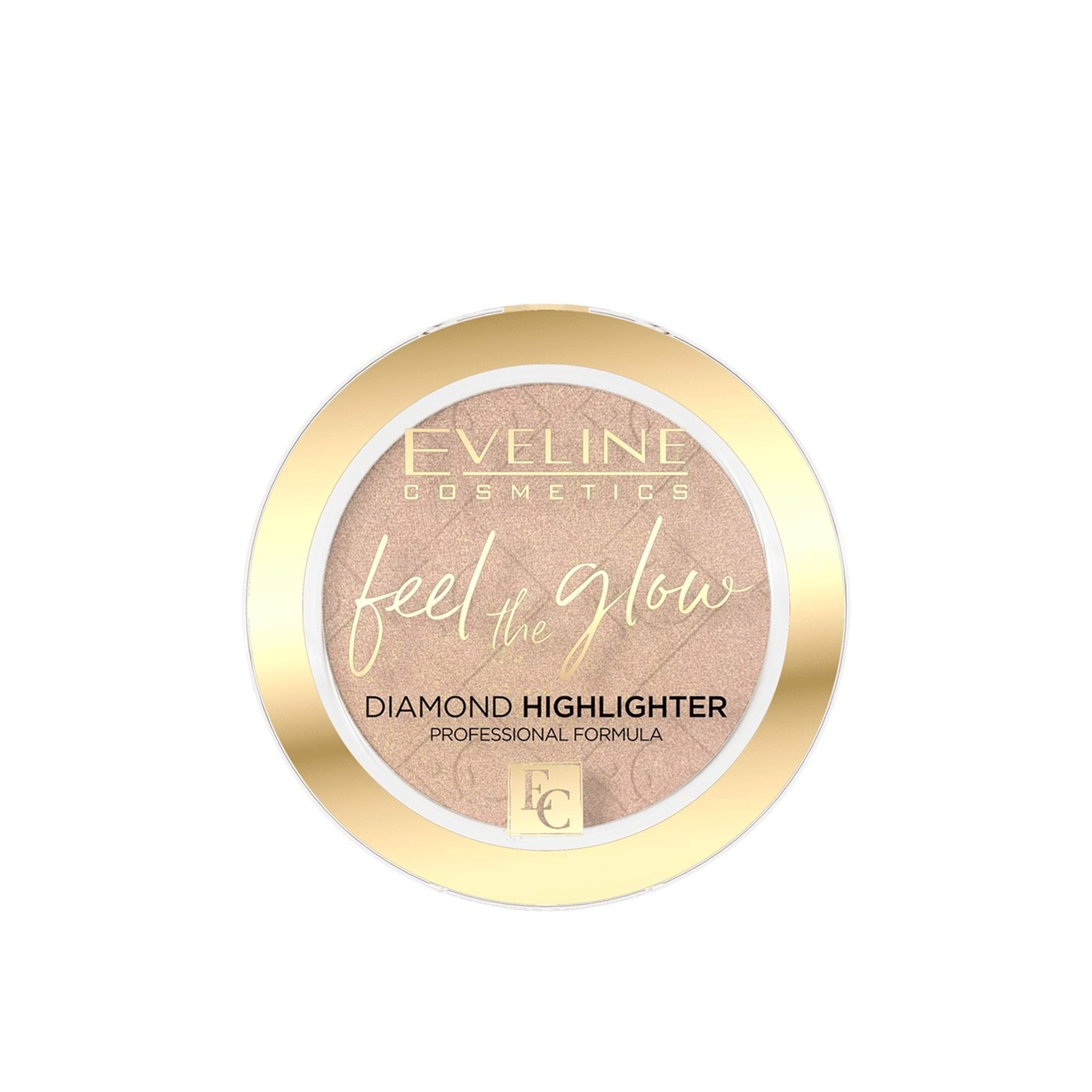 Eveline Cosmetics Feel The Glow Diamond Highlighter 02 Beach Glow 4.5g