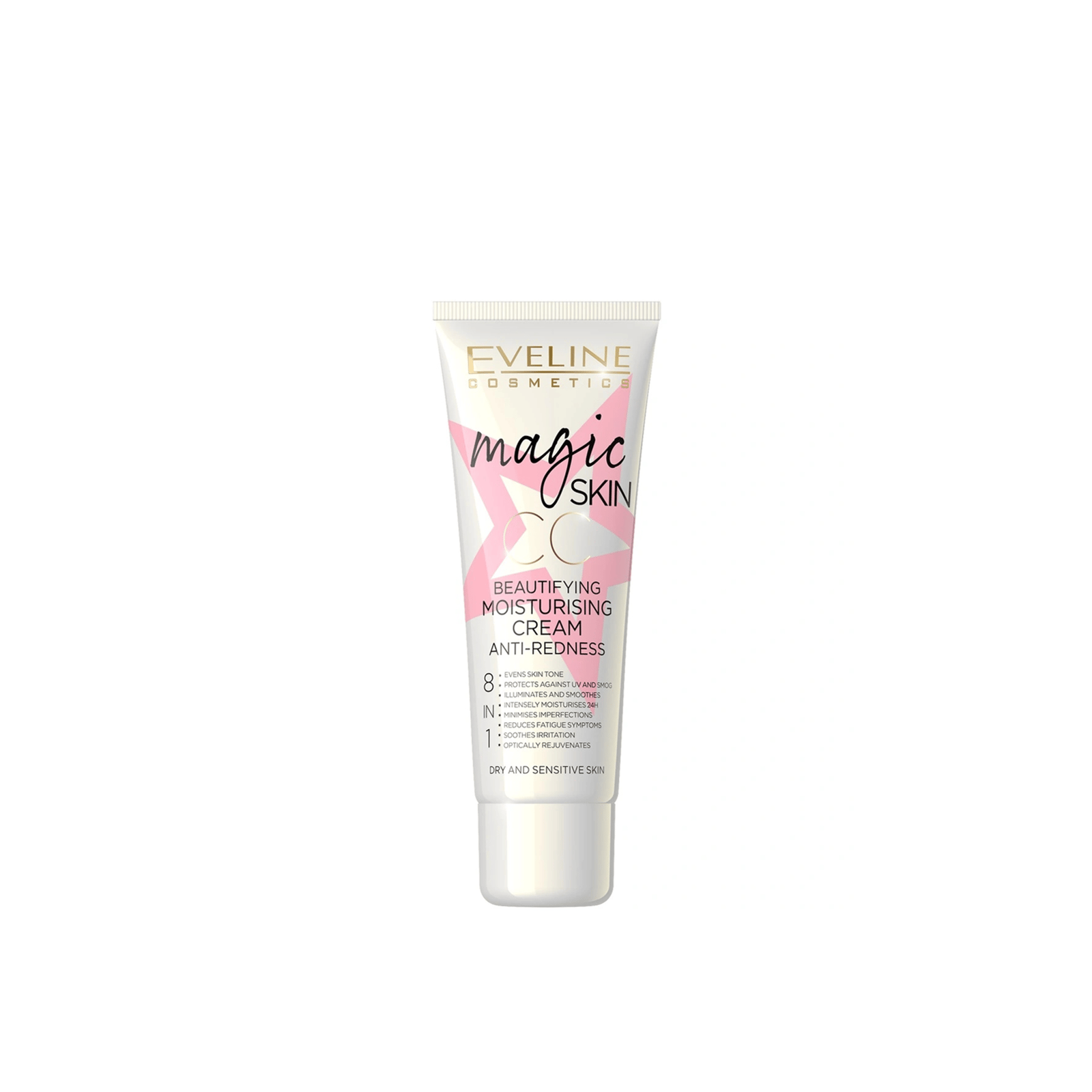 Eveline Cosmetics Magic Skin CC Beautifying Moisturizing Cream Against Redness 50ml