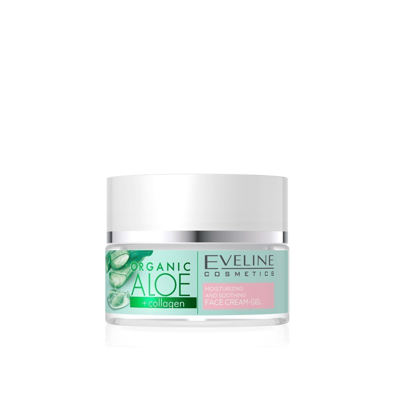 Eveline Cosmetics Organic Aloe كريم جل مرطب ومهدئ للوجه 50ml