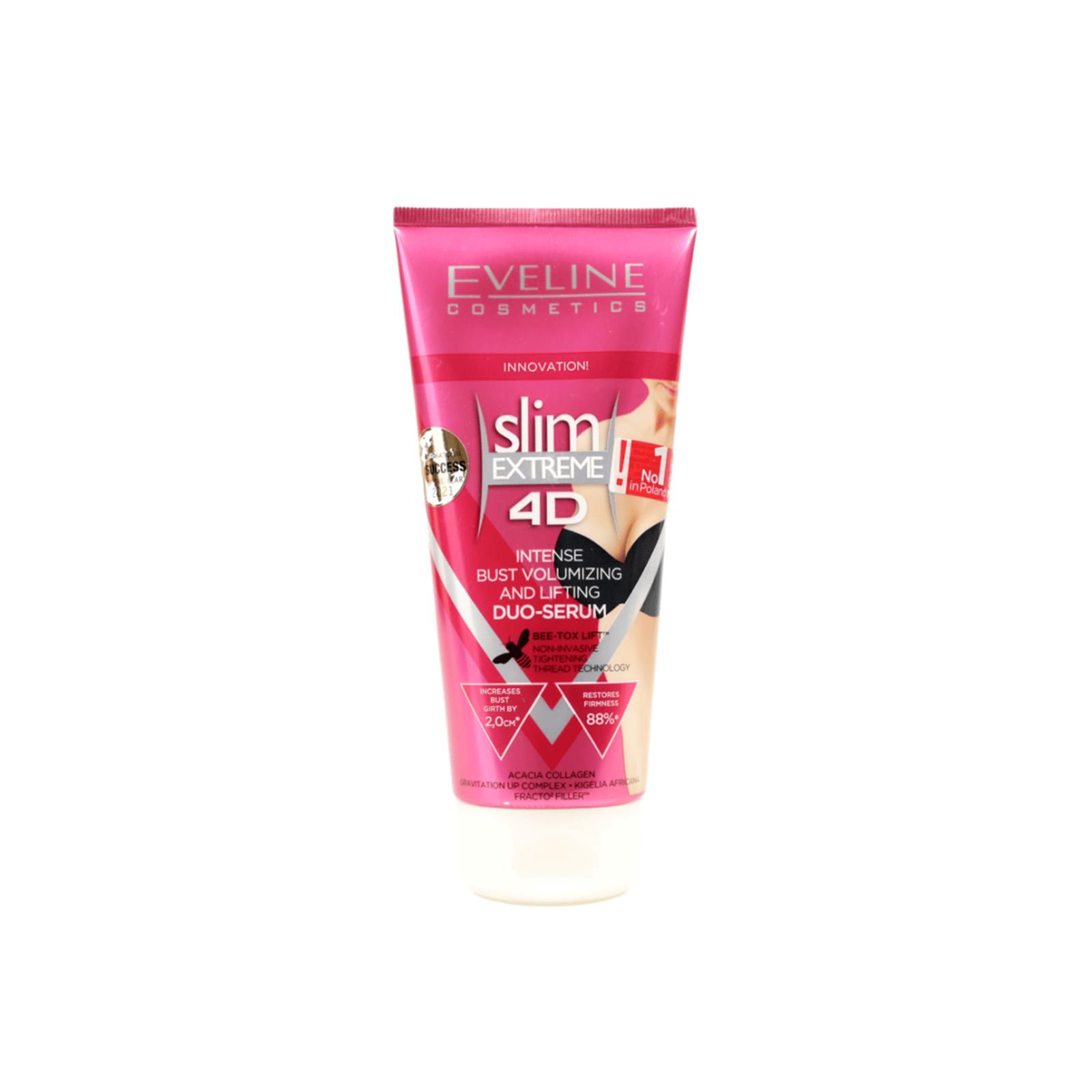 Eveline Cosmetics Slim Extreme 4D سيروم مزدوج مكثّف لتكبير وشدّ الصدر 200ml