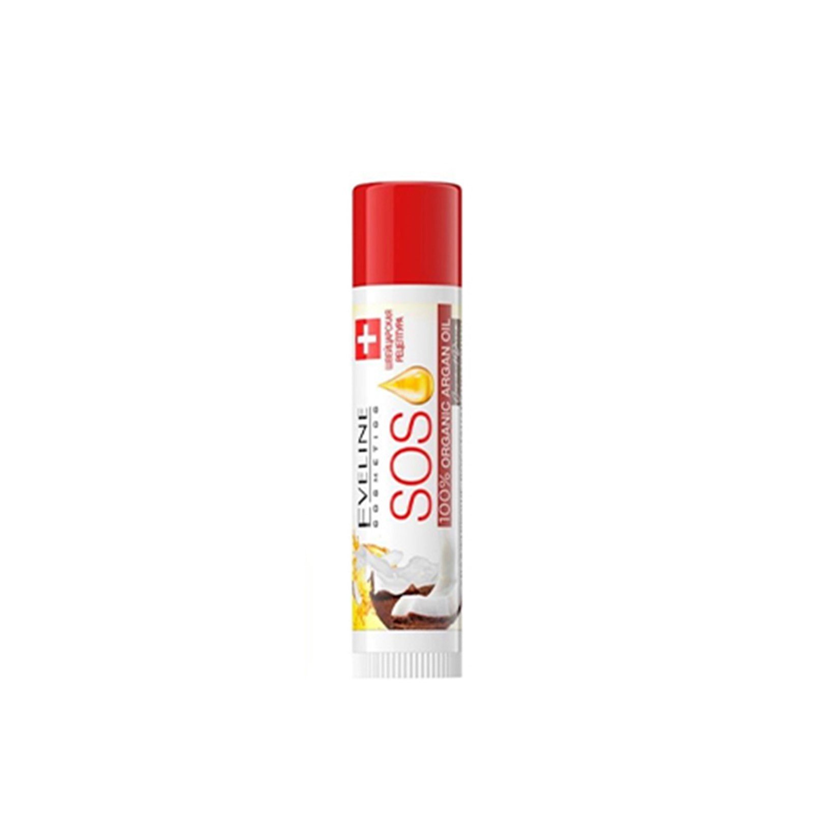 Eveline Cosmetics SOS Pflegender und Regenerierender Lippenbalsam SPF10 Coconut Dream