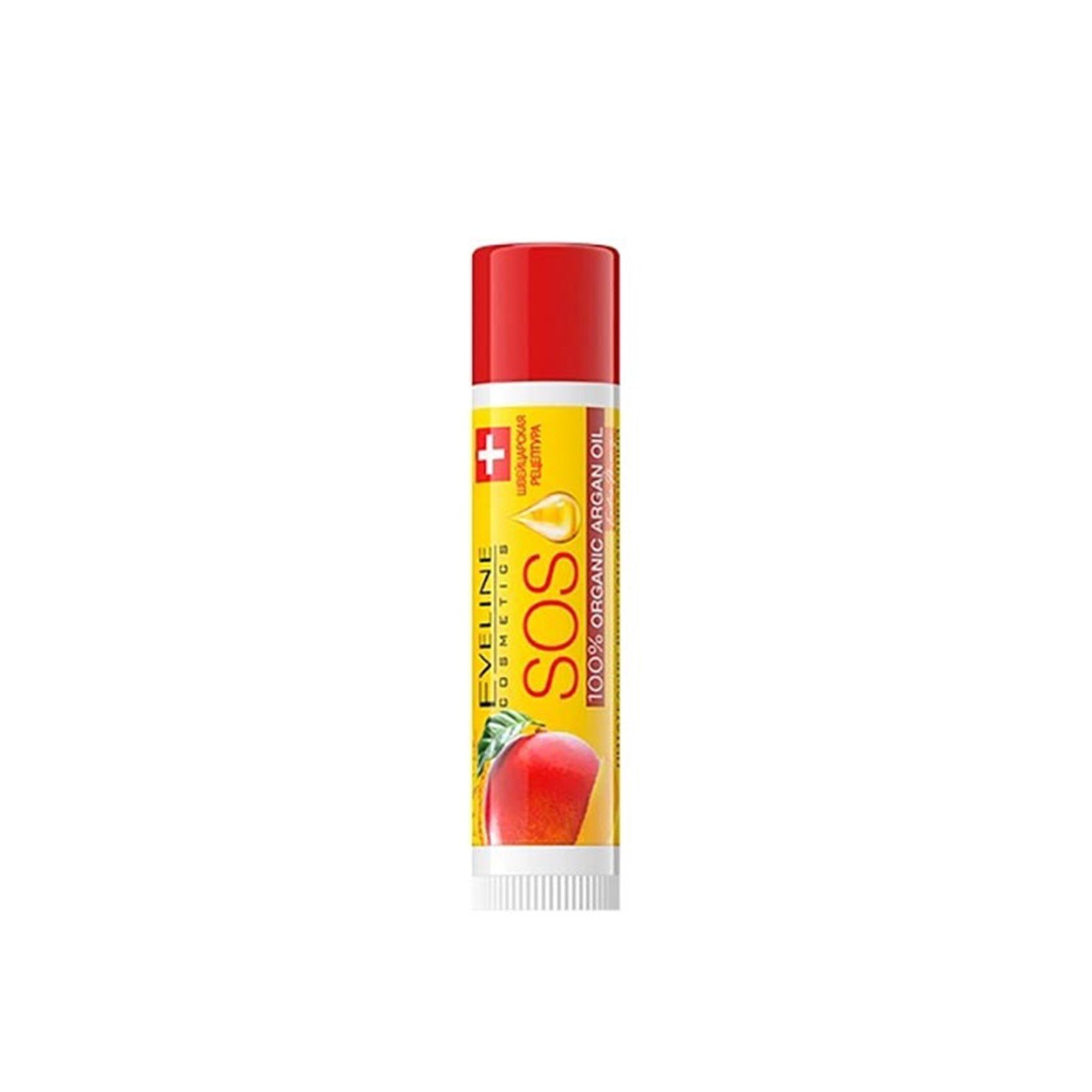 Eveline Cosmetics SOS Nährender und Regenerierender Lippenbalsam SPF10 Exotic Mango