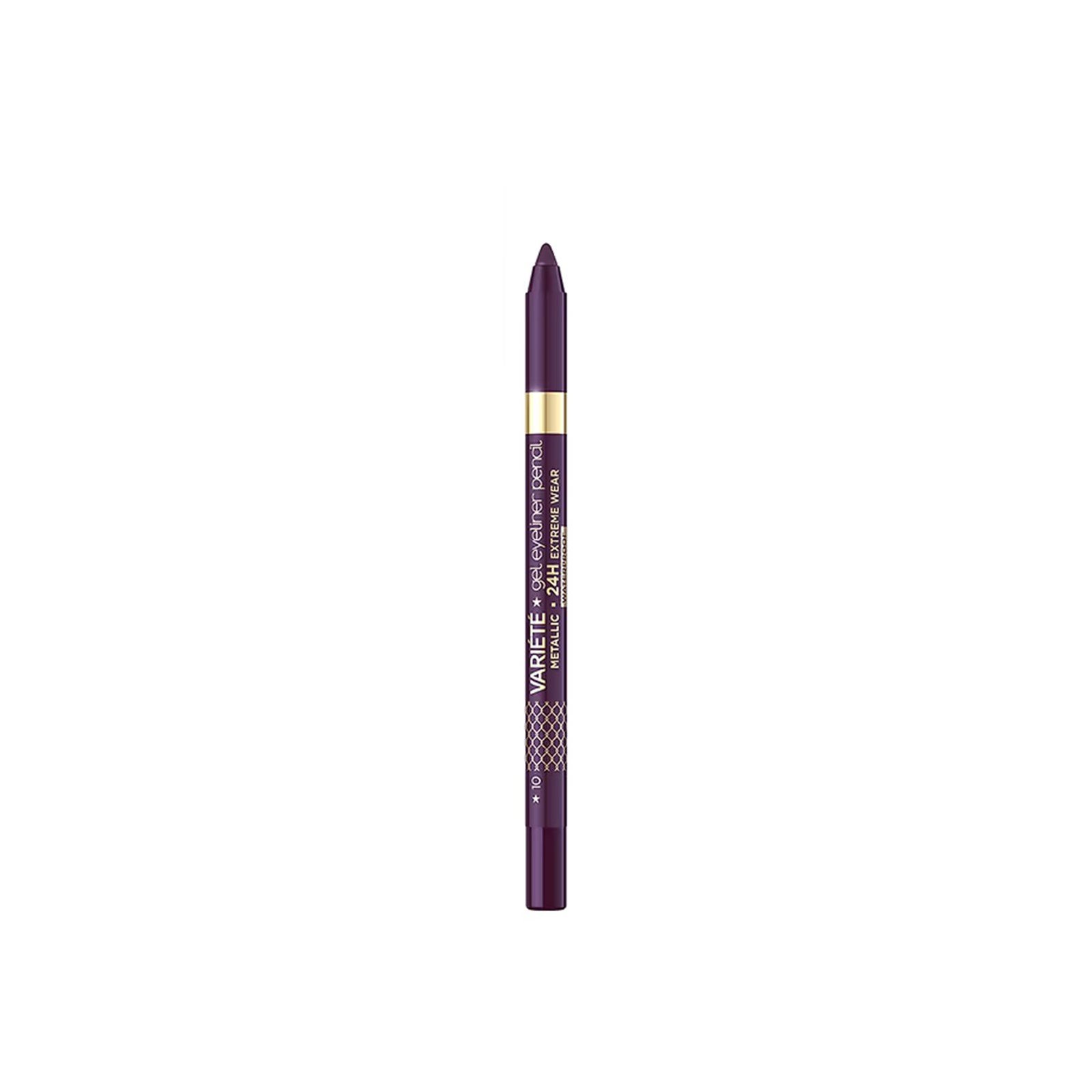 Eveline Cosmetics Variété Gel Eyeliner Pencil 24h Waterproof 10 Aubergine