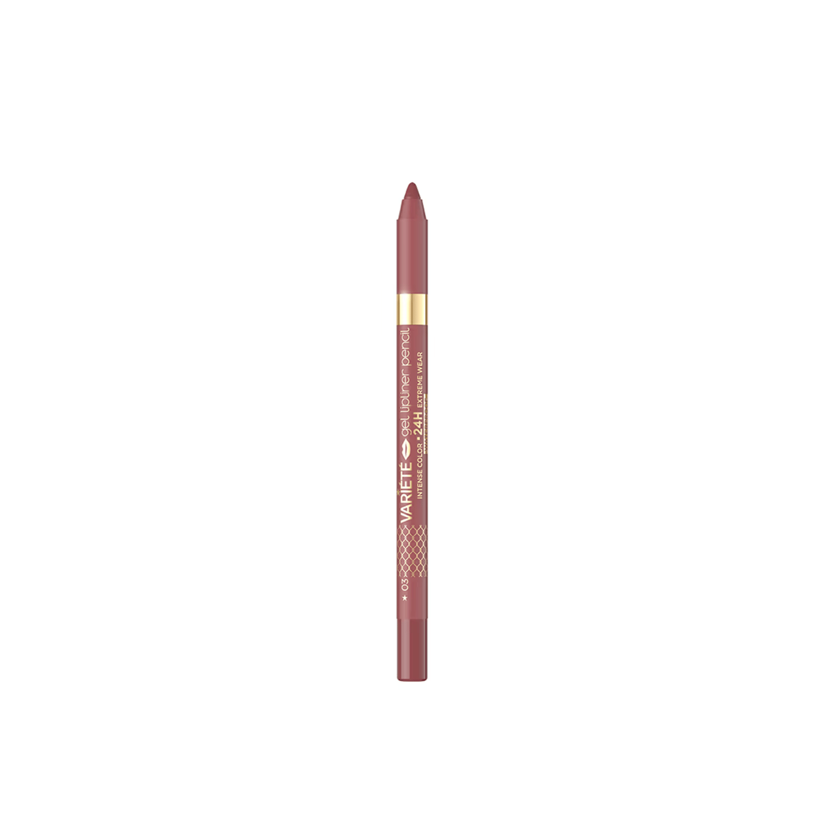 Eveline Cosmetics Variété Crayon Gel Contour des Lèvres 24h Waterproof 03 Dark Rose