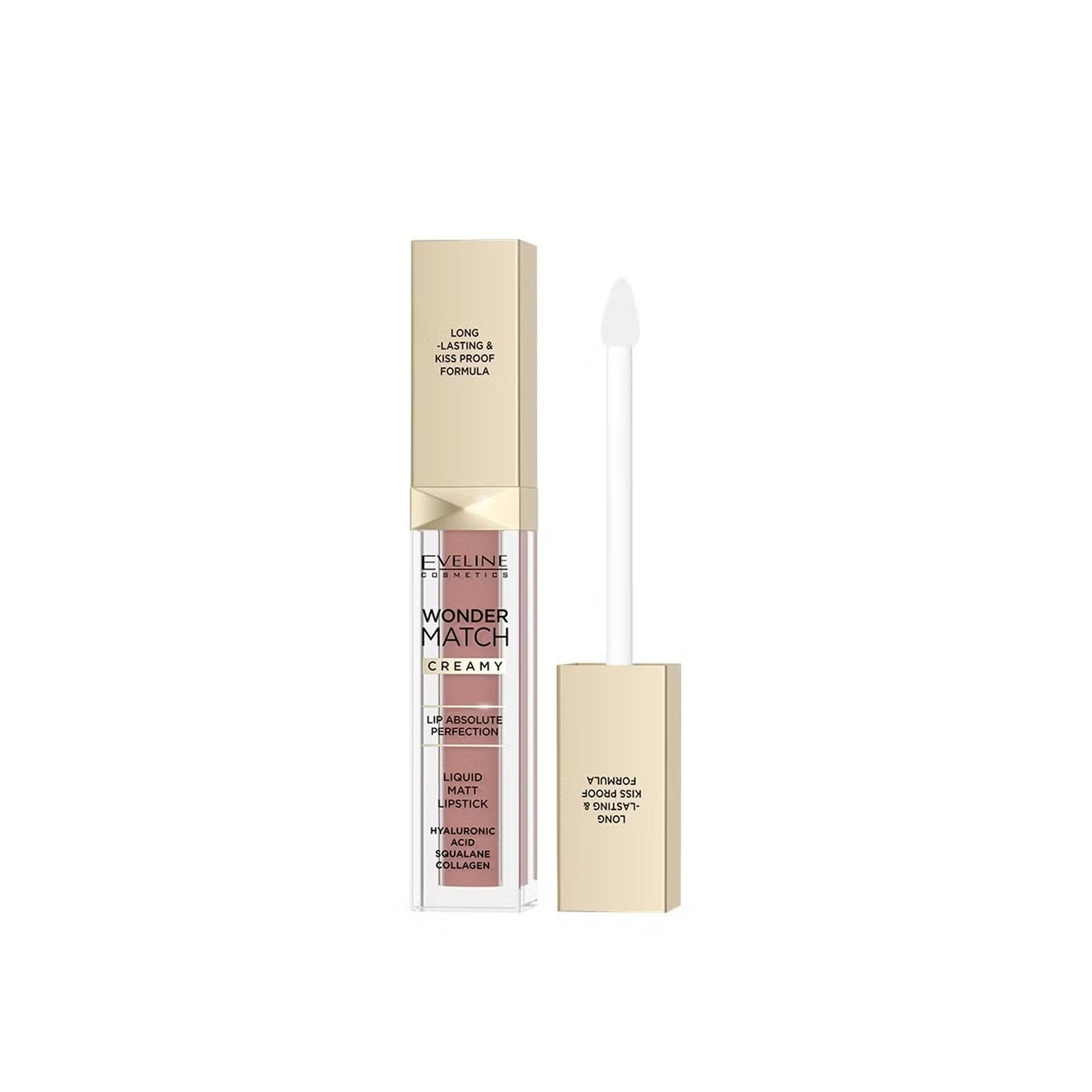 Eveline Cosmetics Wonder Match أحمر شفاه سائل كريمي مطفي