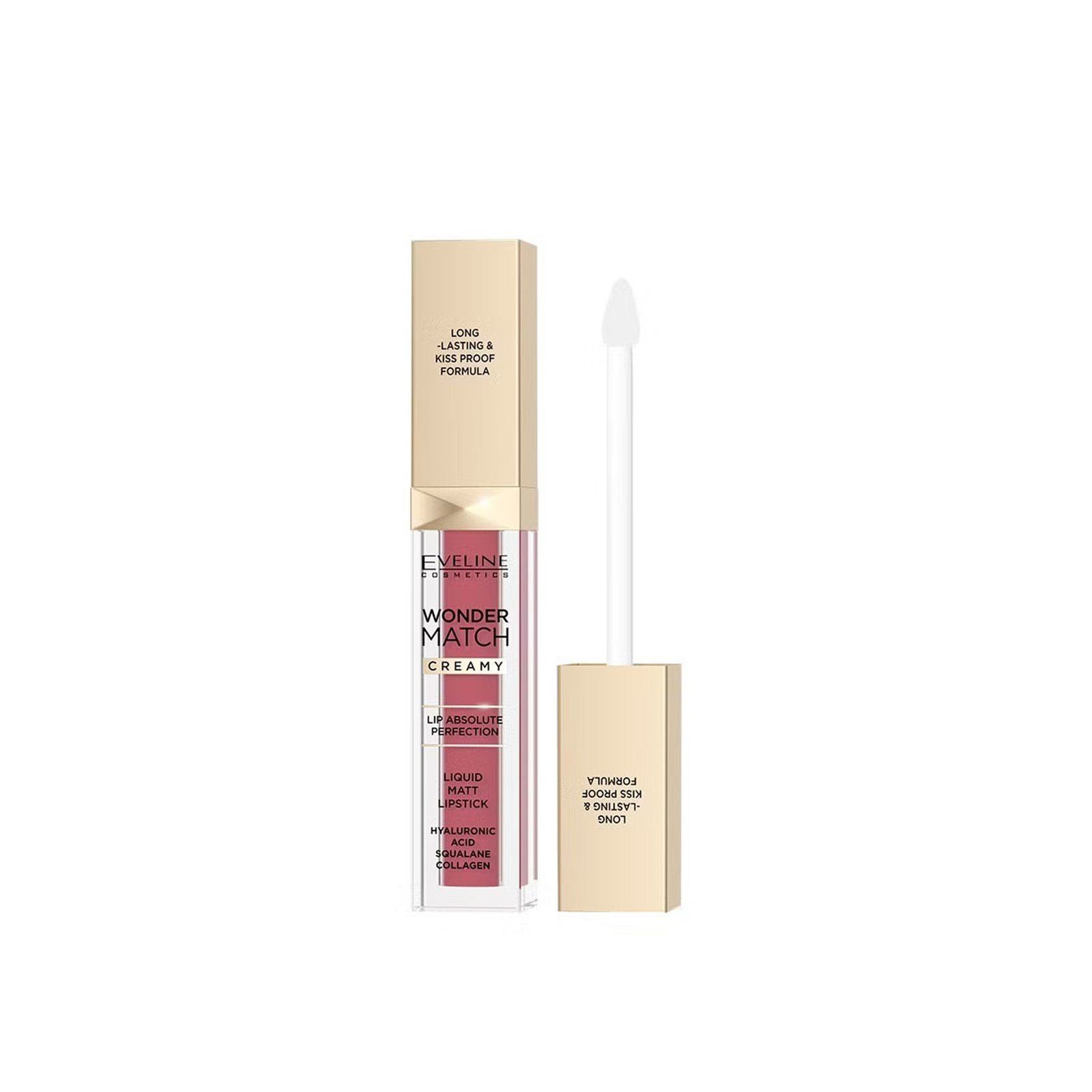 Eveline Cosmetics Wonder Match أحمر شفاه سائل كريمي مطفي