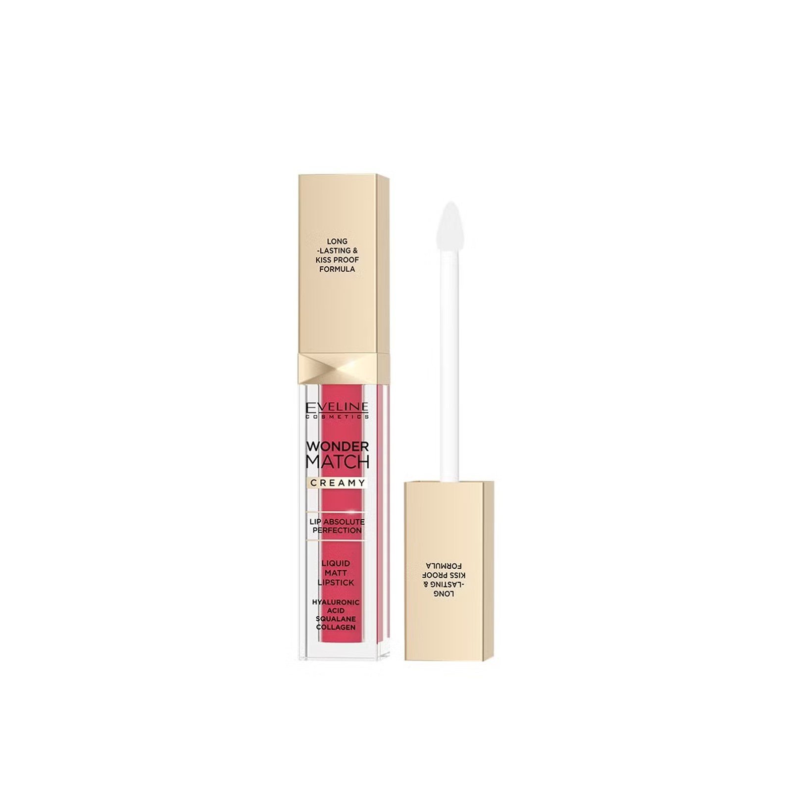 Eveline Cosmetics Wonder Match أحمر شفاه سائل كريمي مطفي