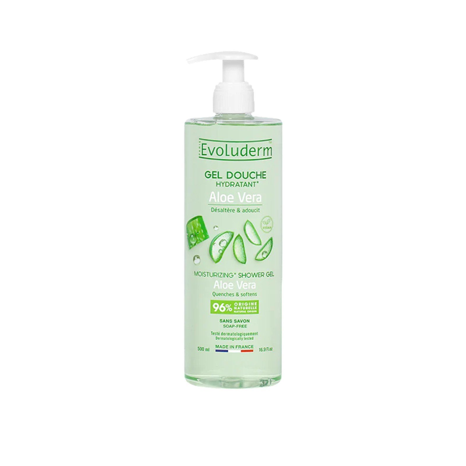 Evoluderm Aloe Vera Moisturizing Shower Gel 500ml