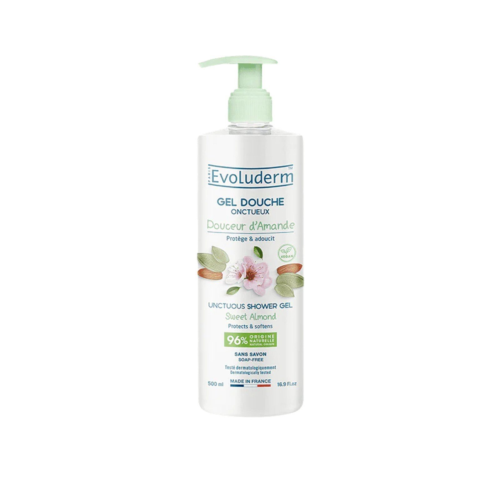 Evoluderm Douceur d'Amande Unctuous Shower Gel 500ml