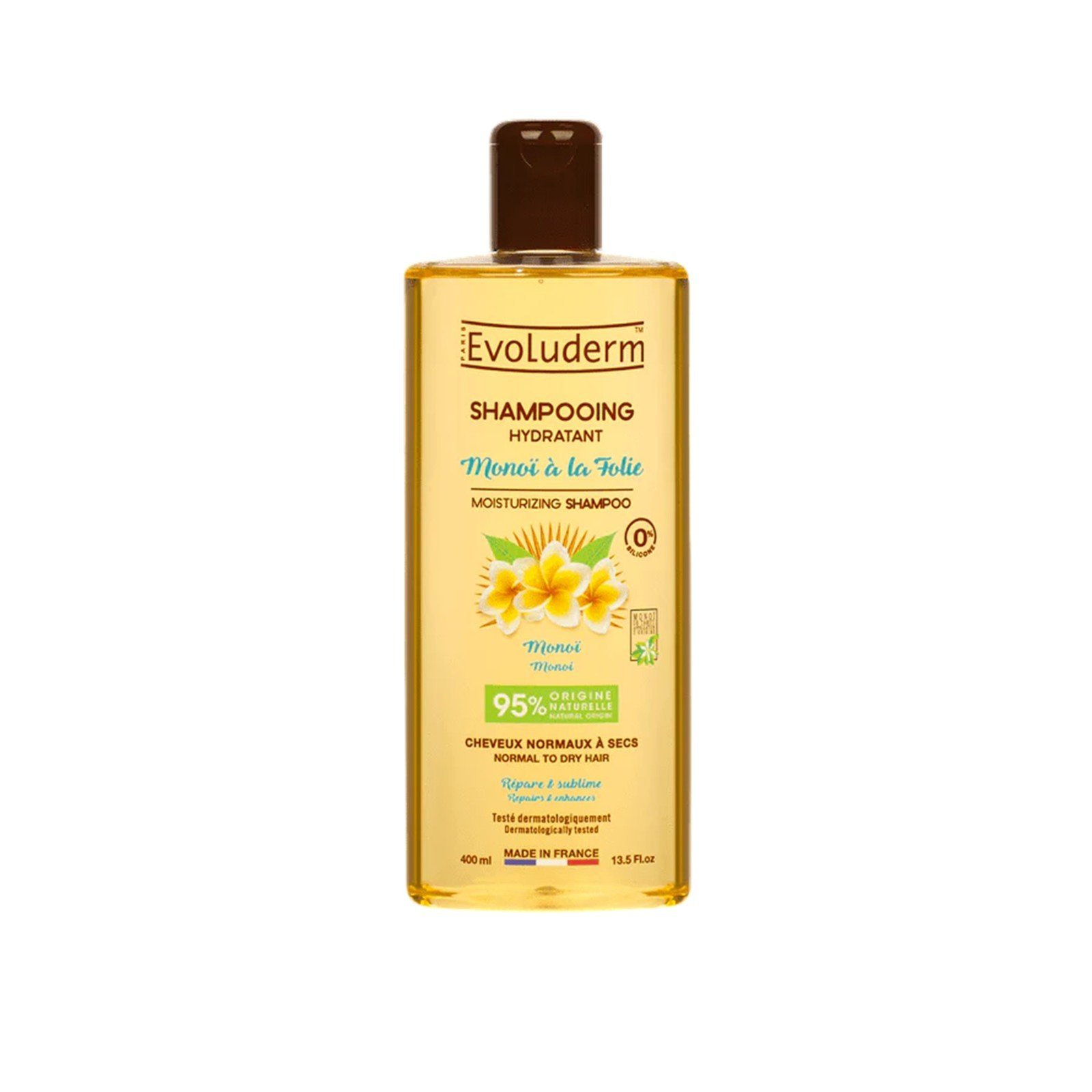 Evoluderm Monoï à la Folie Moisturizing Shampoo 400ml