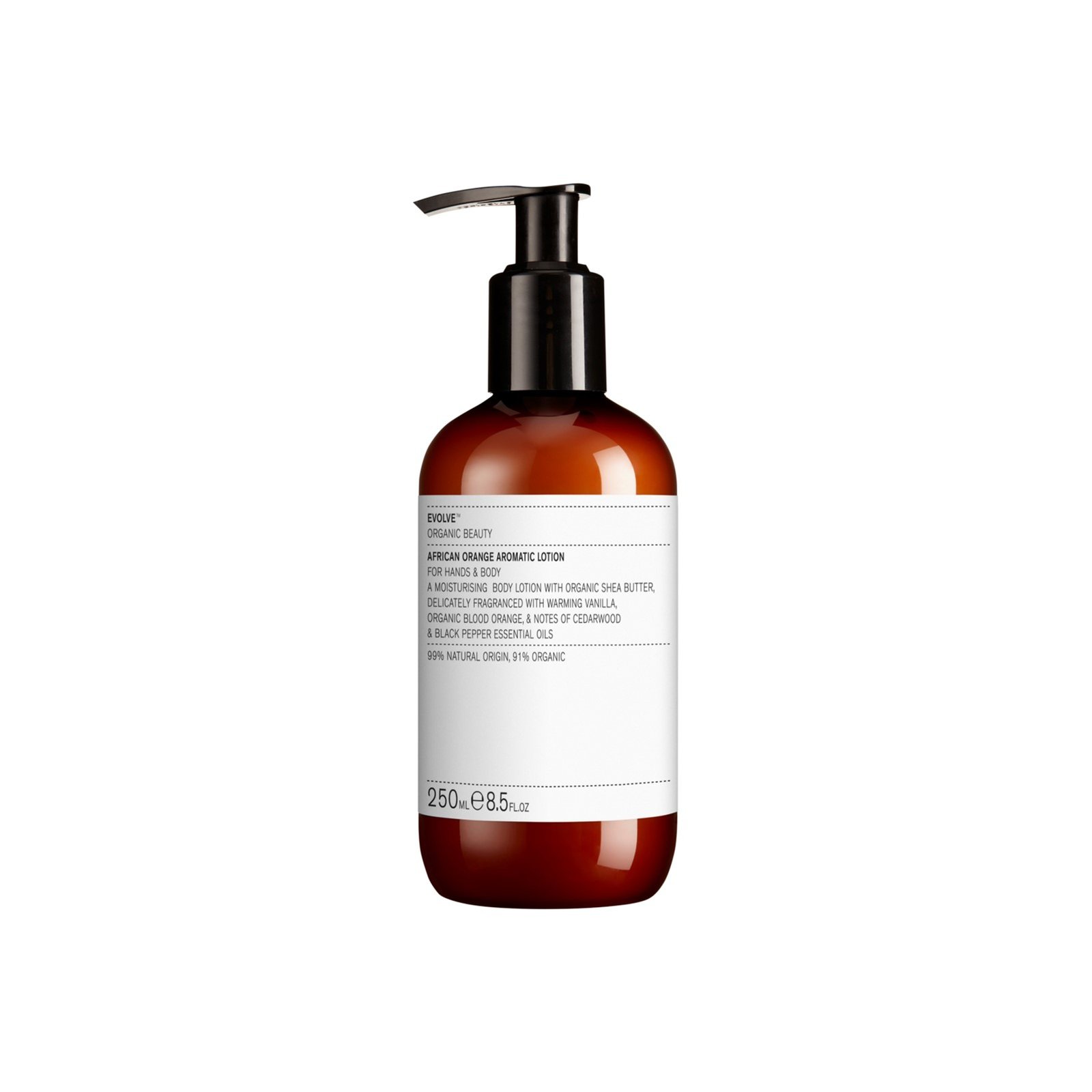 Evolve African Orange Aromatic Hand & Body Lotion 250ml