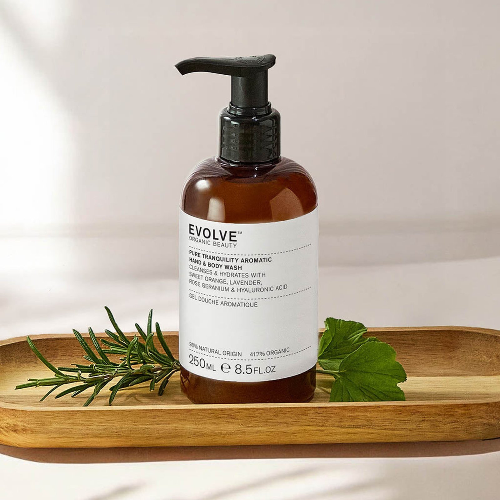 Evolve Pure Tranquility Aromatic Hand & Body Wash 250ml