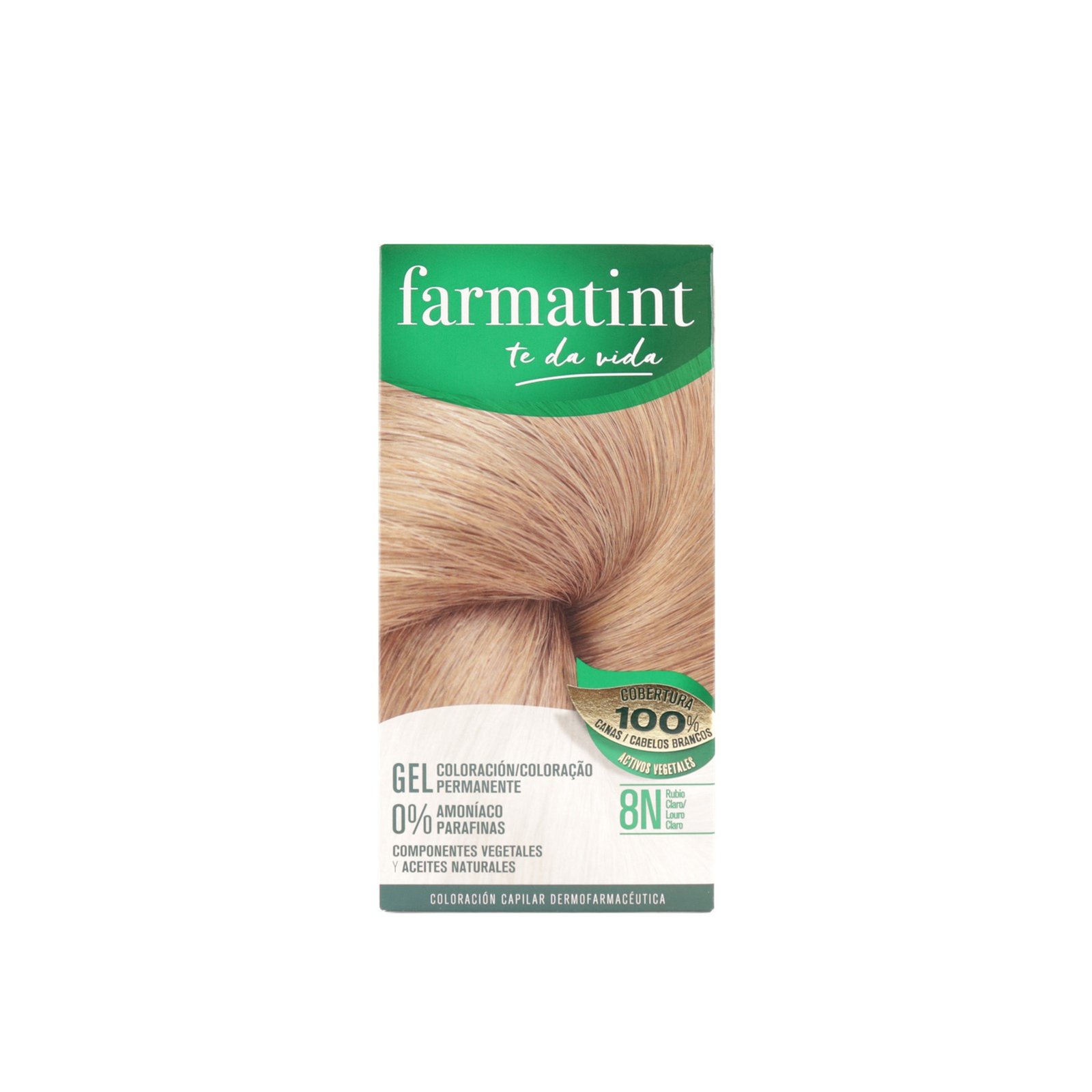 Farmatint صبغة دائمة جل 8N خفيف Blonde