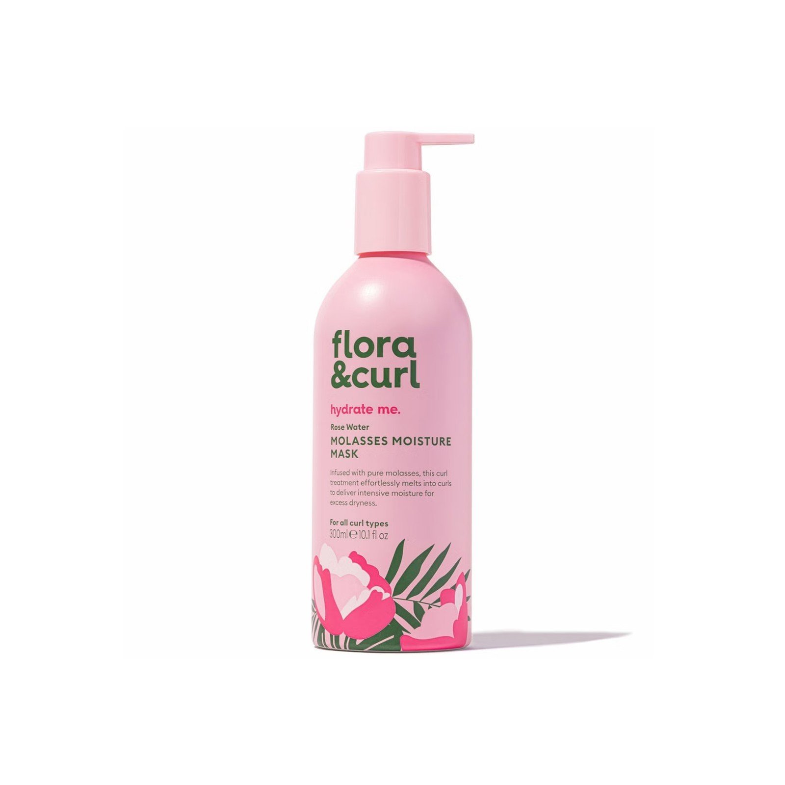 Flora & Curl hydrate me. Rose Water Molasses Moisture Mask 300ml