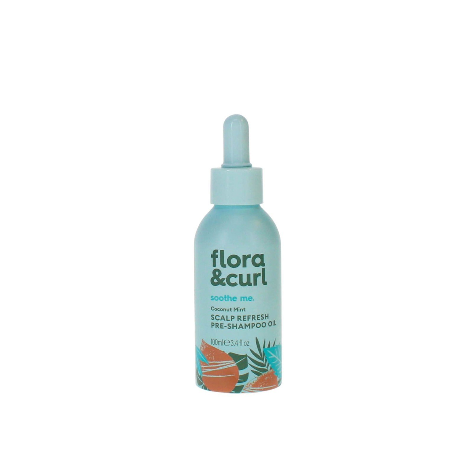 Flora & Curl soothe me. Coconut Mint Scalp Refresh Pre-Shampoo Oil 100ml