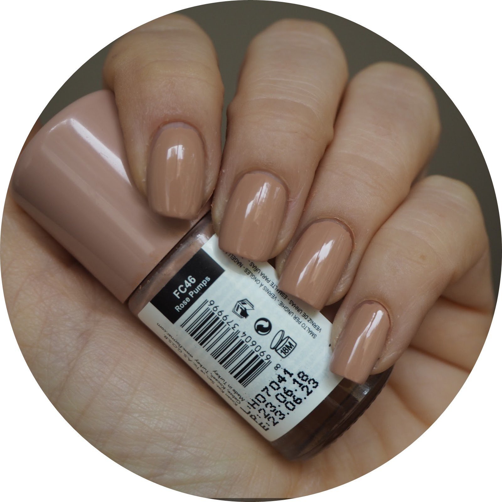Flormar Full Color Nail Enamel 46 Rose Pumps 8ml