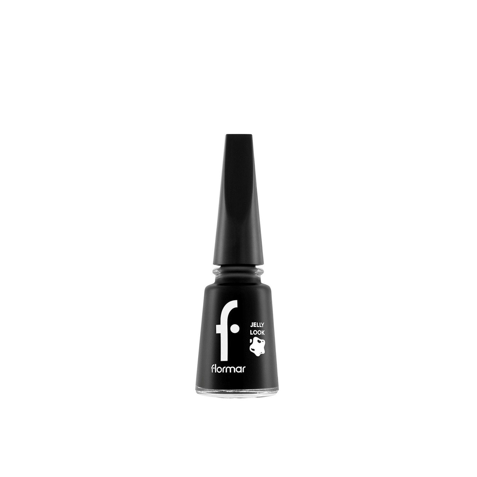 Flormar Jelly Look Βερνίκι Νυχιών 28 Patent Black Leather 11ml