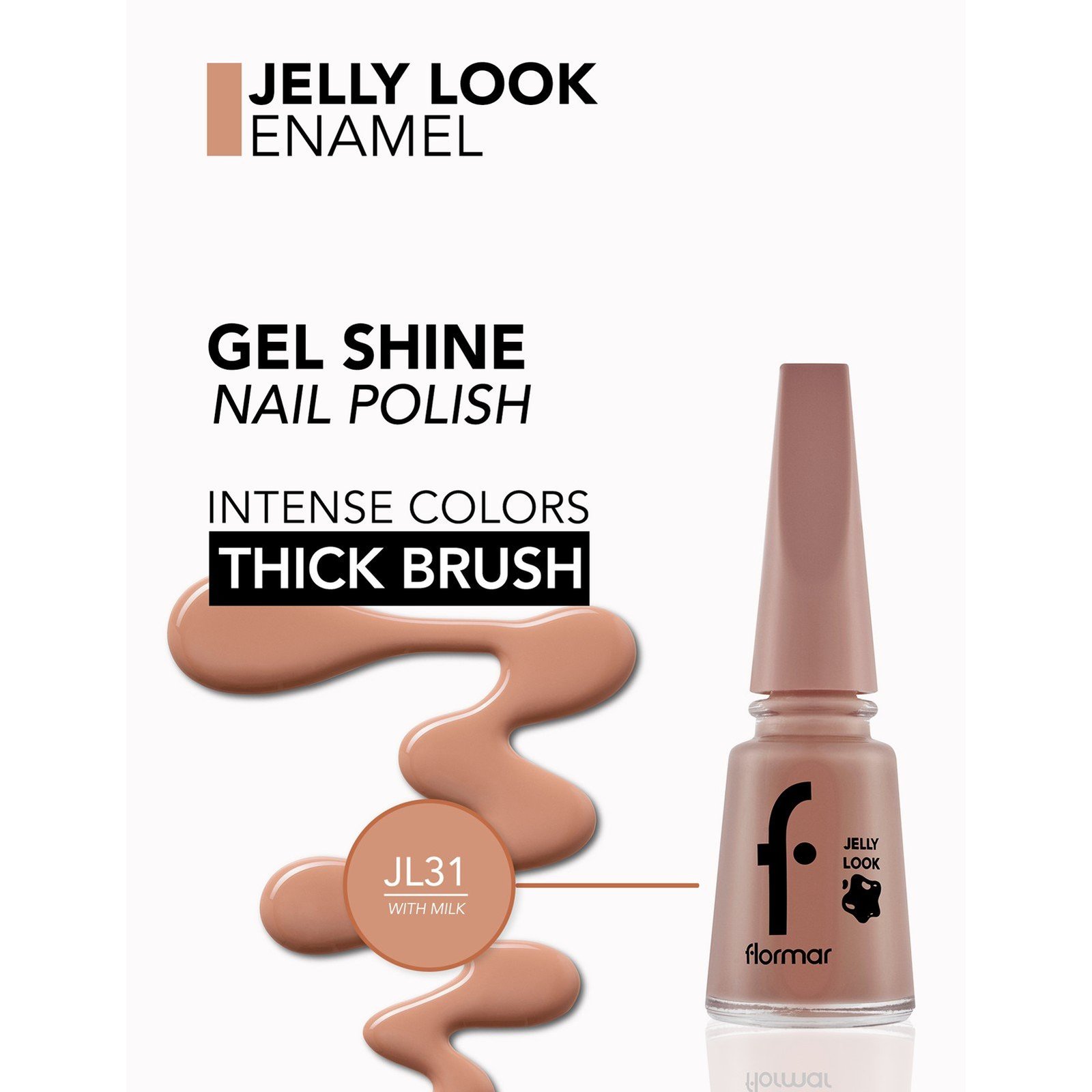 Flormar Jelly Look Nagellack 31 Coffee with Milk 11ml