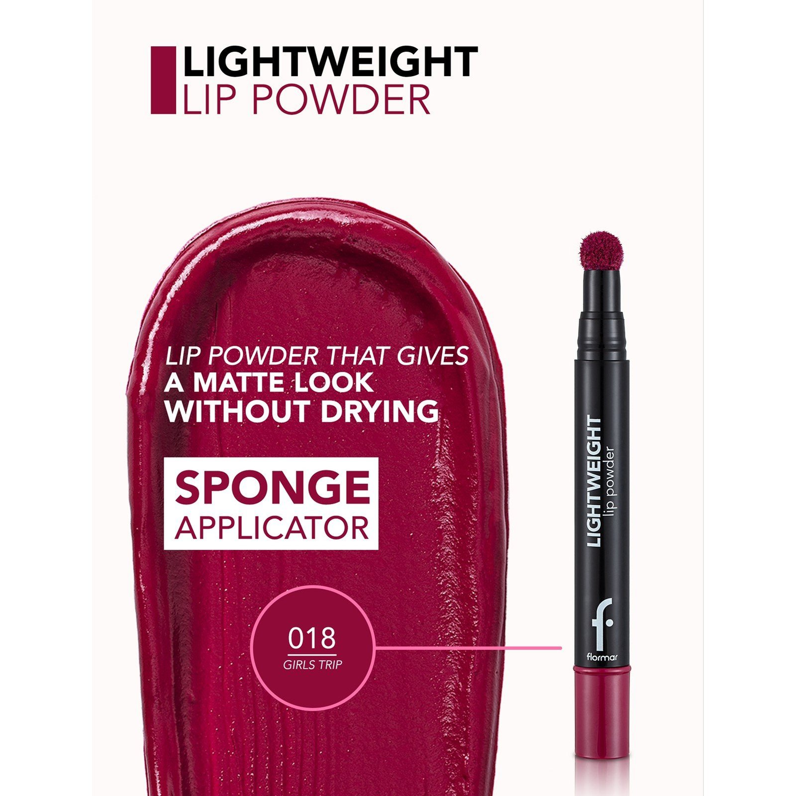Flormar Polvo de Labios Ligero 18 Girls Trip 2.7ml