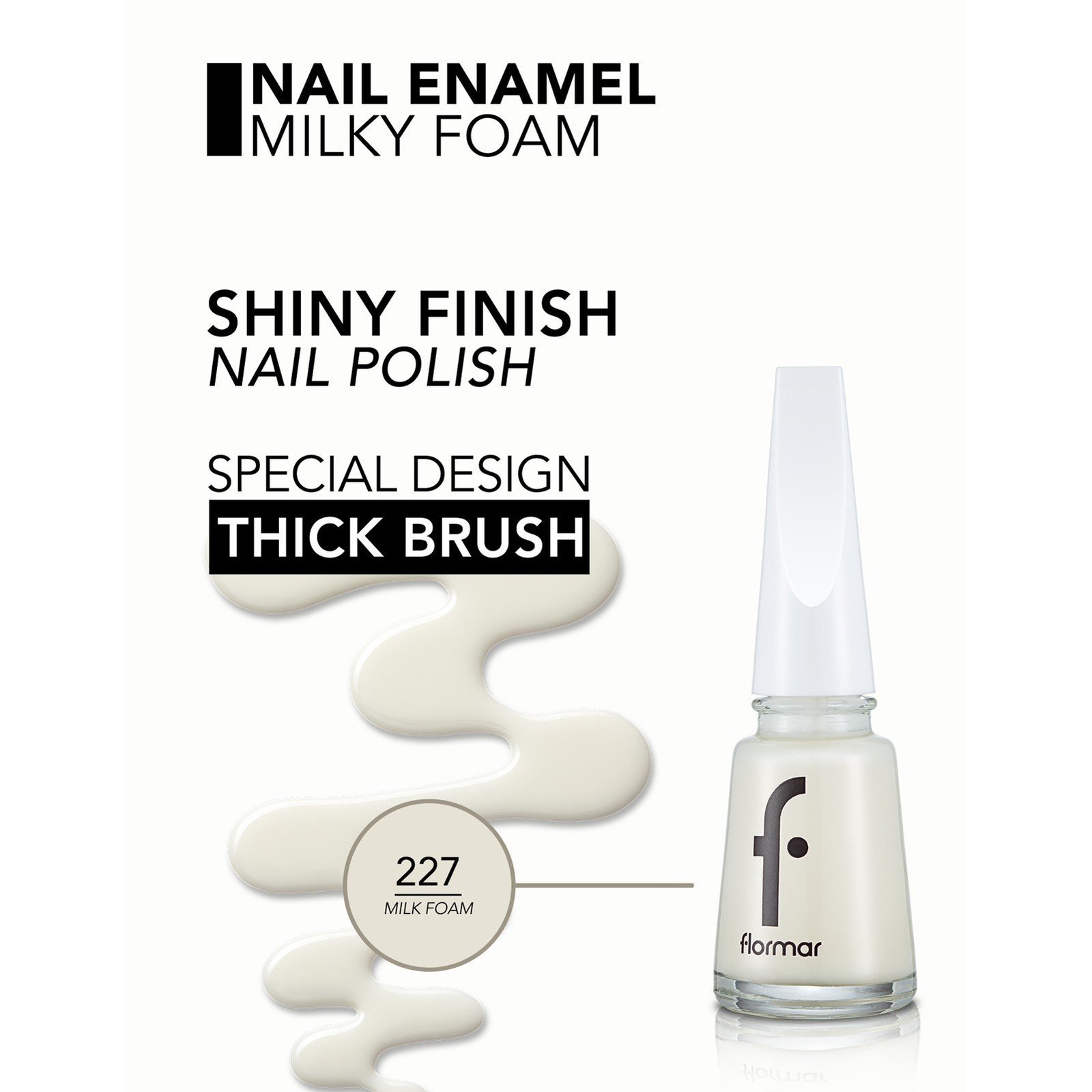 Flormar Esmalte De Uñas 227 Milk Foam 11ml