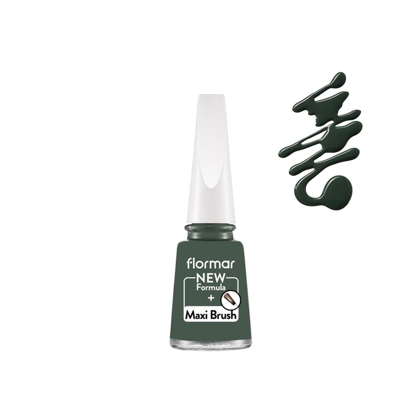 Flormar طلاء الأظافر 453 Khaki Green 11ml