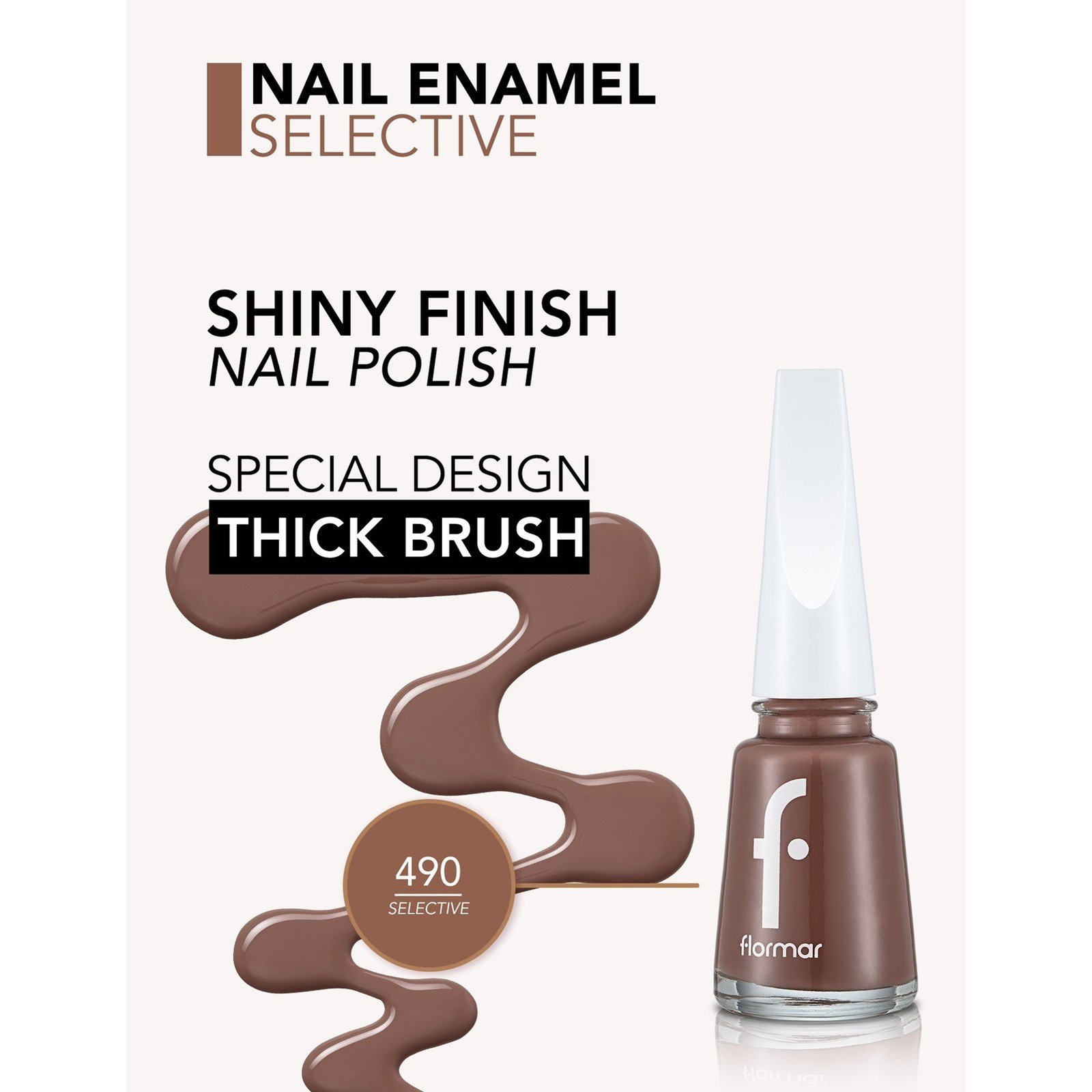 Flormar Nail Enamel 490 Selective 11ml (0.37floz)