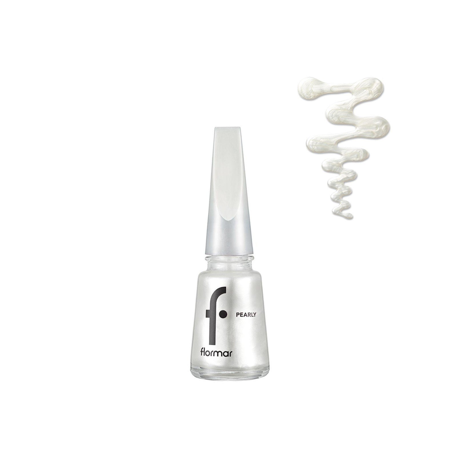 Flormar Pearly Nail Enamel 201 Luxury White 11ml