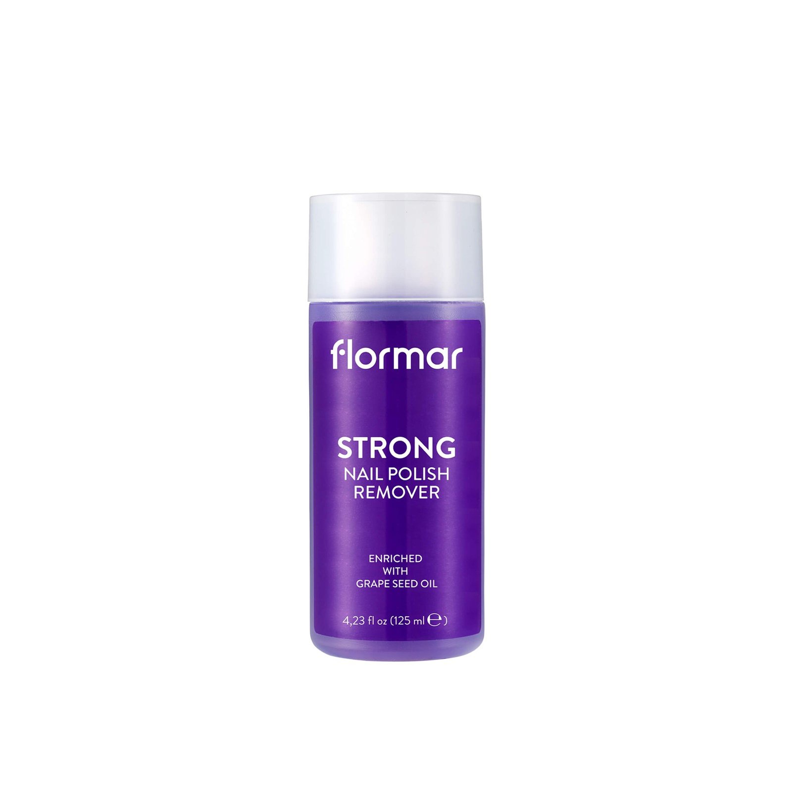Flormar Quitaesmalte Fuerte con Aceite de Semilla de Uva 125ml