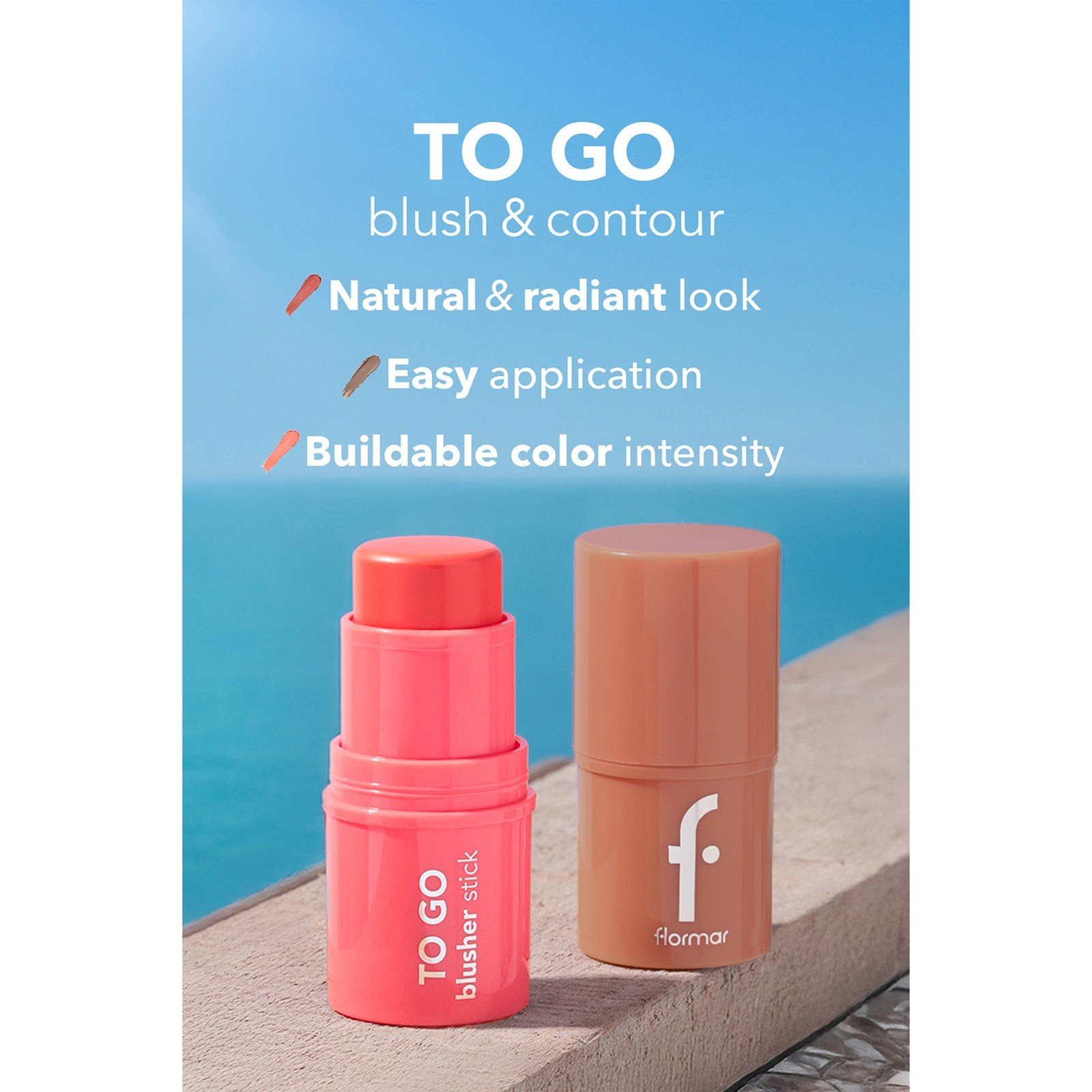 Flormar To Go Ruž za Obraze u Štapiću 03 Rosy Bliss 4g
