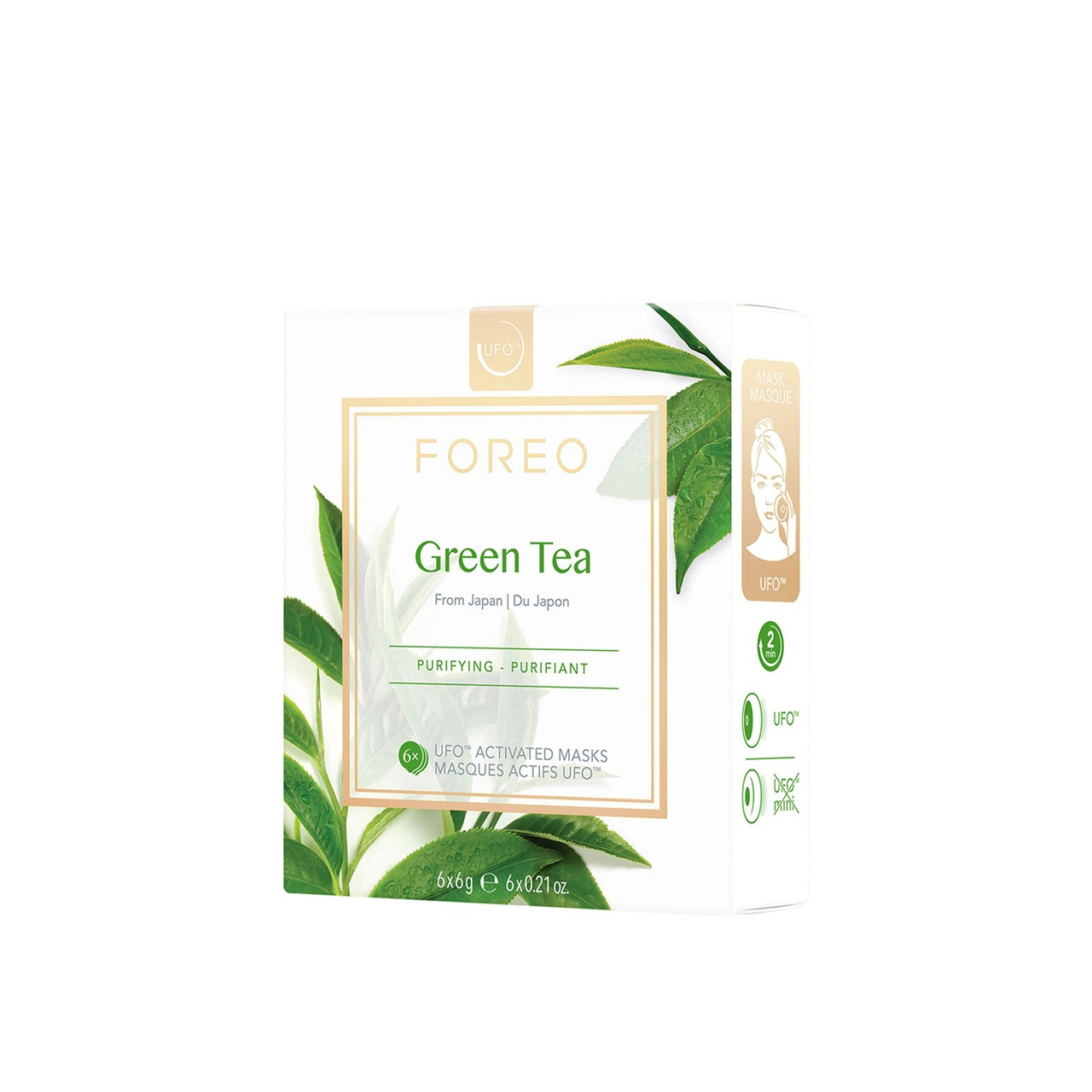 FOREO UFO™ Activated Facial قناع Green Tea 6x6g