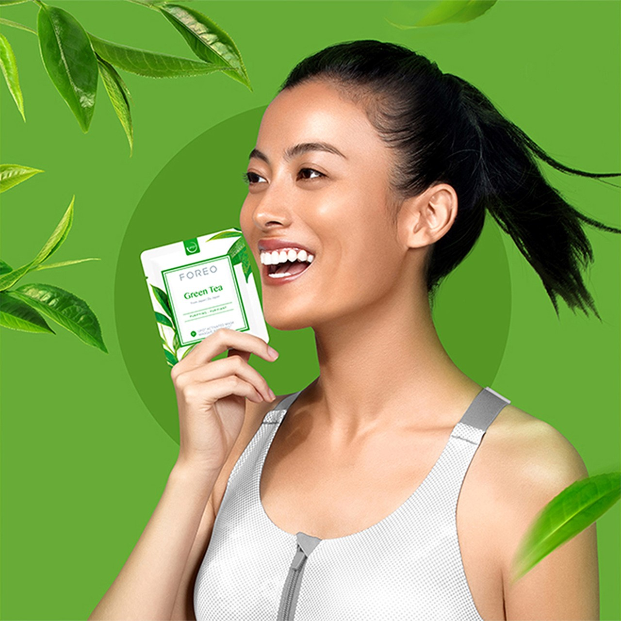 FOREO UFO™ Activated Facial قناع Green Tea 6x6g