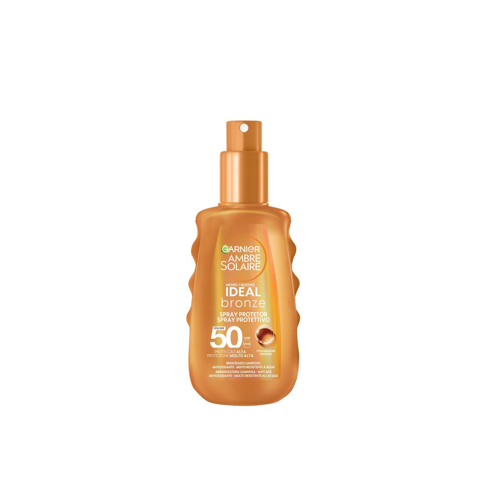 Garnier Ambre Solaire Ideal Bronze Spray Protetor SPF50 150ml