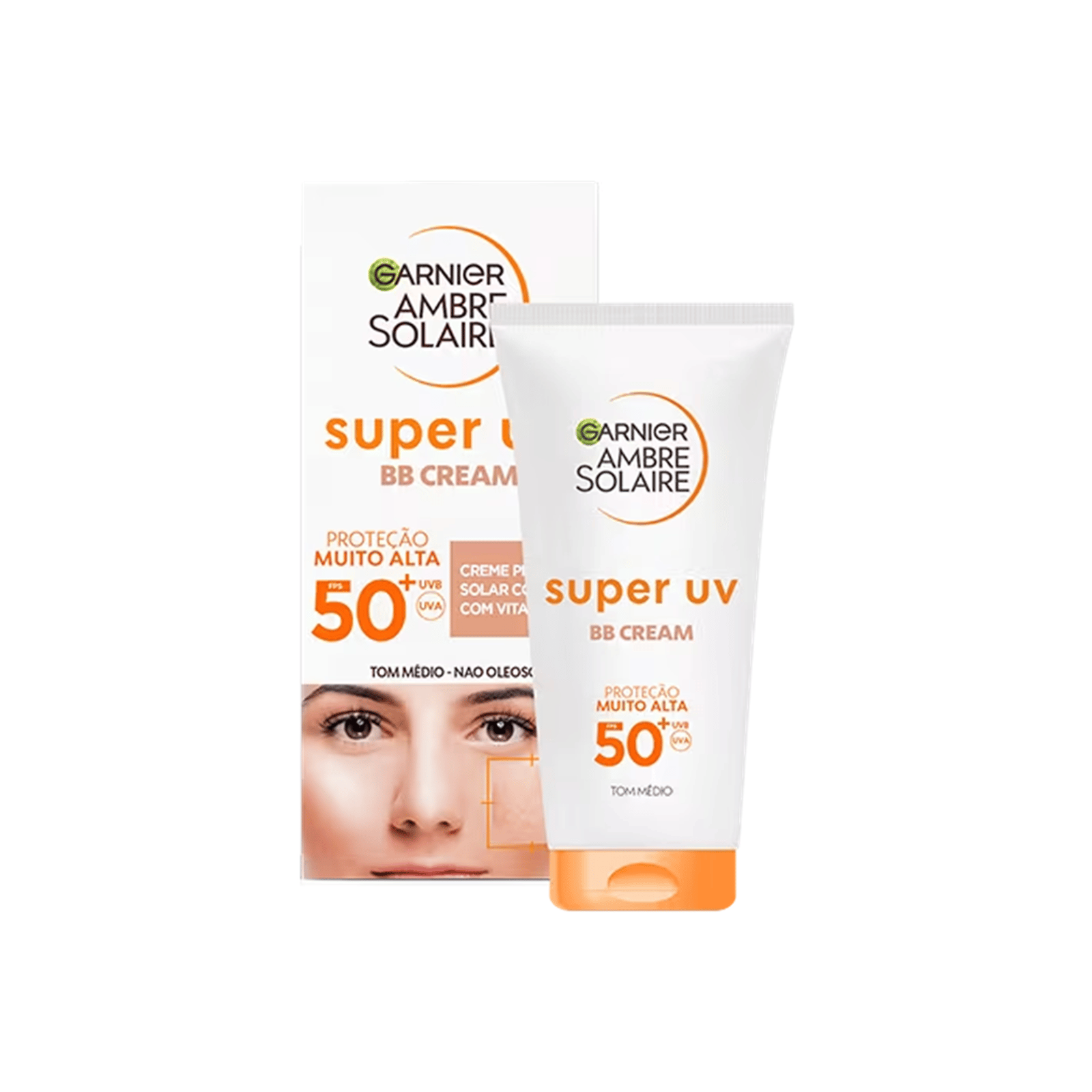 Garnier Ambre Solaire Super UV BB Crème Solaire Teintée SPF50+ 50ml