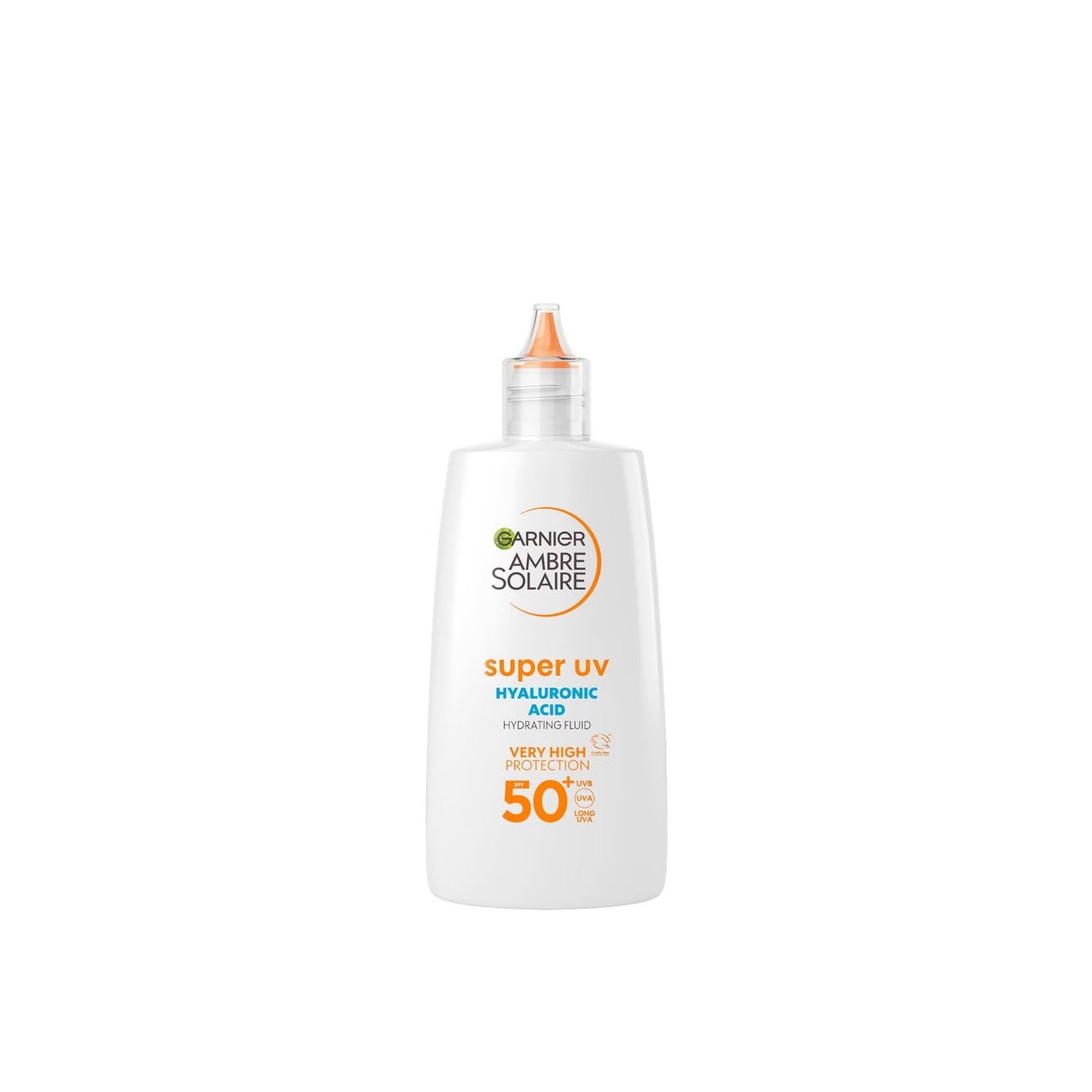 Garnier Ambre Solaire Super UV Fluido Hidratante con Ácido Hialurónico SPF50+ Protector Solar 40ml (1.35floz)