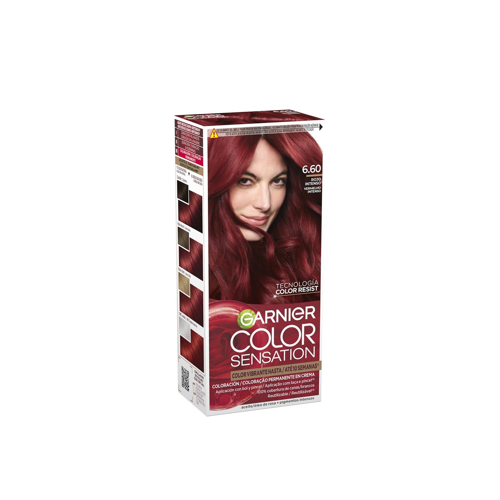 Garnier Color Sensation Permanent Hair Dye 6.60 Intense Ruby Red