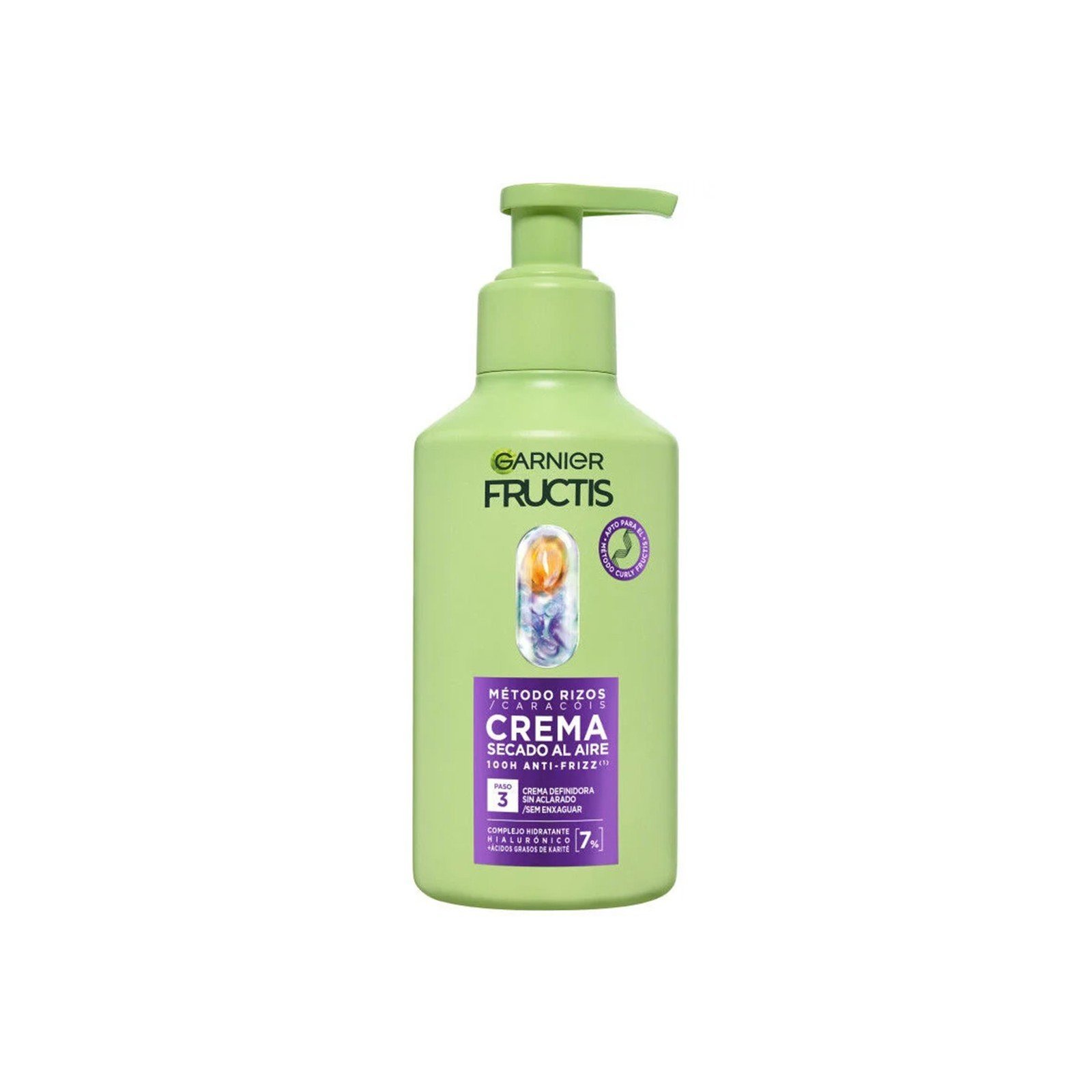 Garnier Fructis Method for Curls Step 3 Air Dry Cream Leave-In Conditioner 260ml (8.79floz)