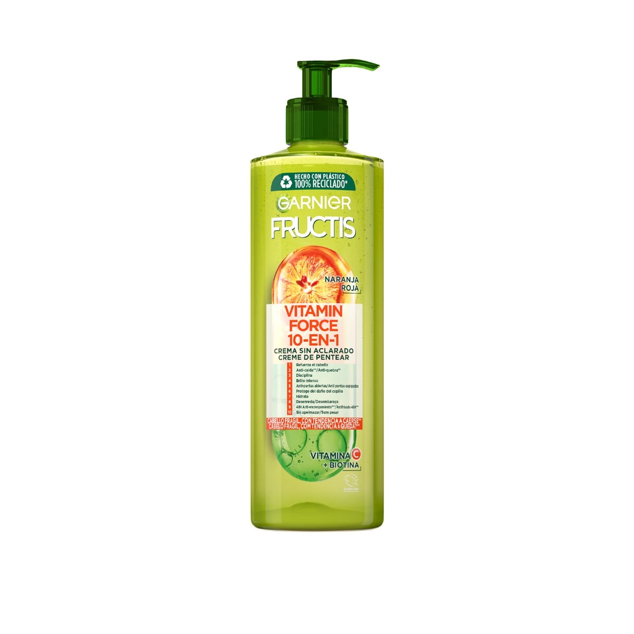 Garnier Fructis Vitamin Force كريم تصفيف 10 في 1 400 مل