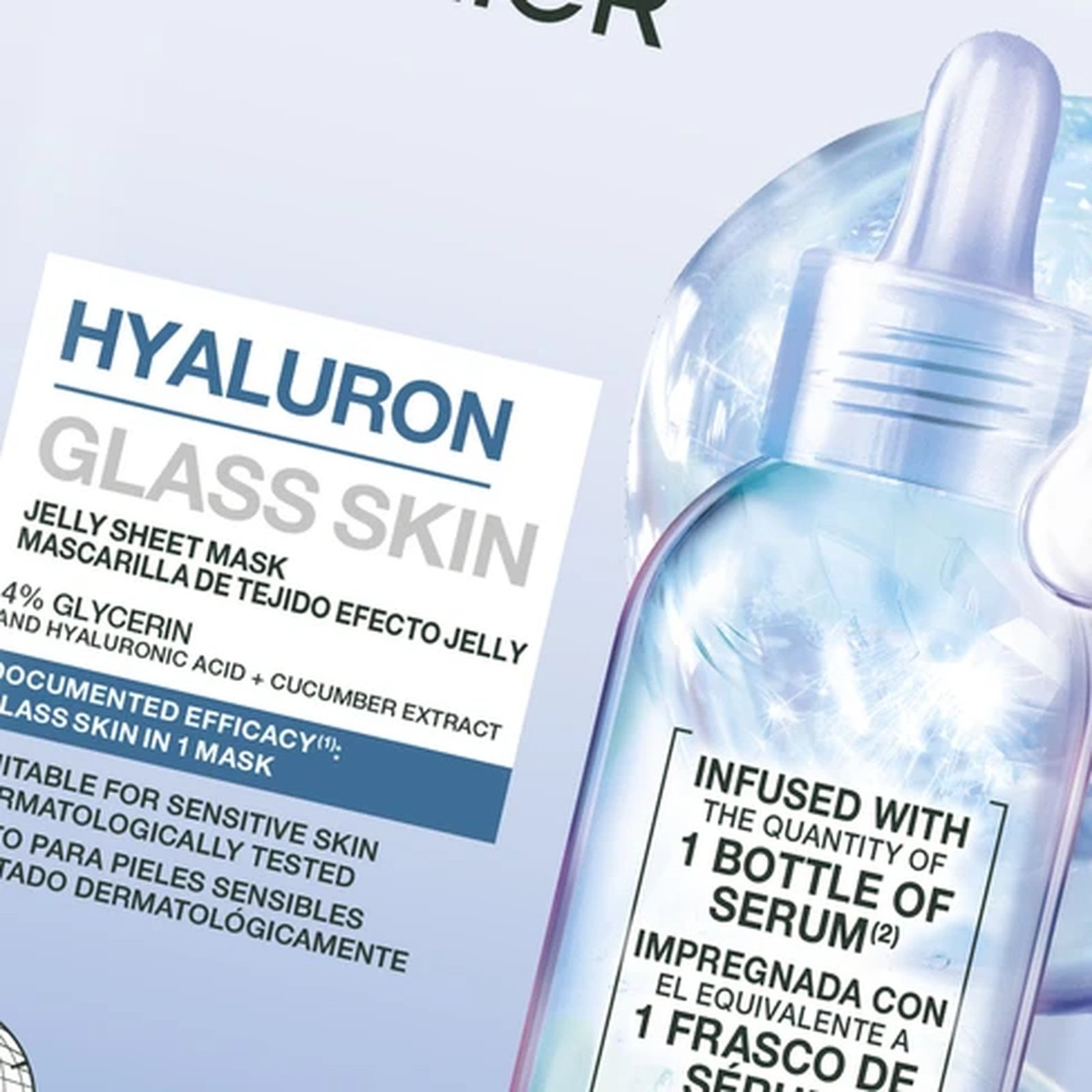Garnier Hyaluron Glass Skin Jelly Sheet Mask x1