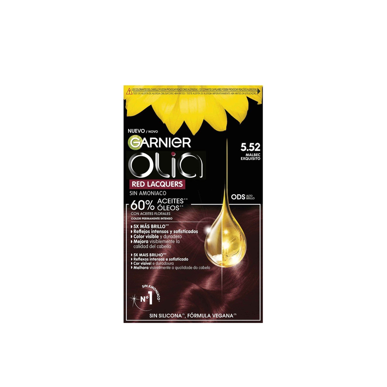 Garnier Olia Tintura Permanente 5.52 Glassy Merlot