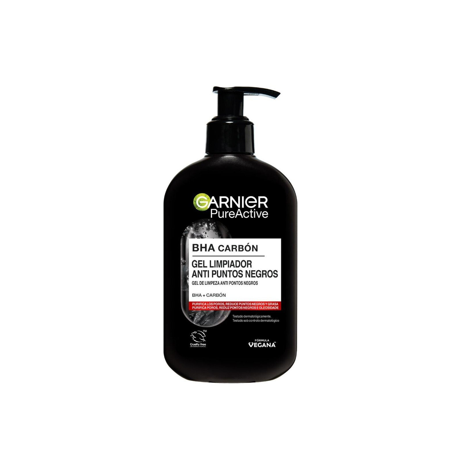 Garnier Pure Active جل التنظيف بالفحم 250ml